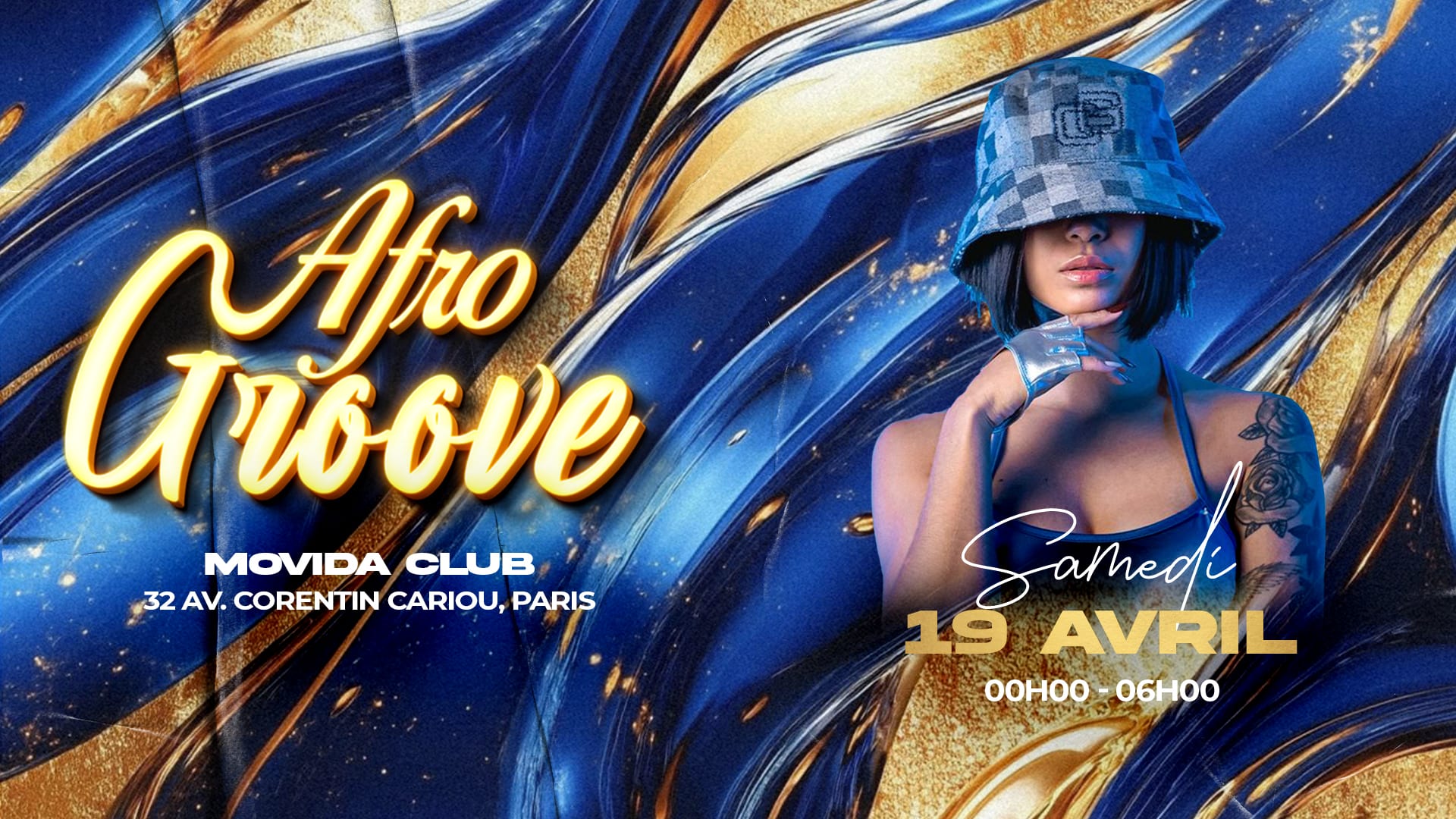 Afro Groove - Samedi 19 Avril : Afrobeat, Shatta & Hip Hop Cover