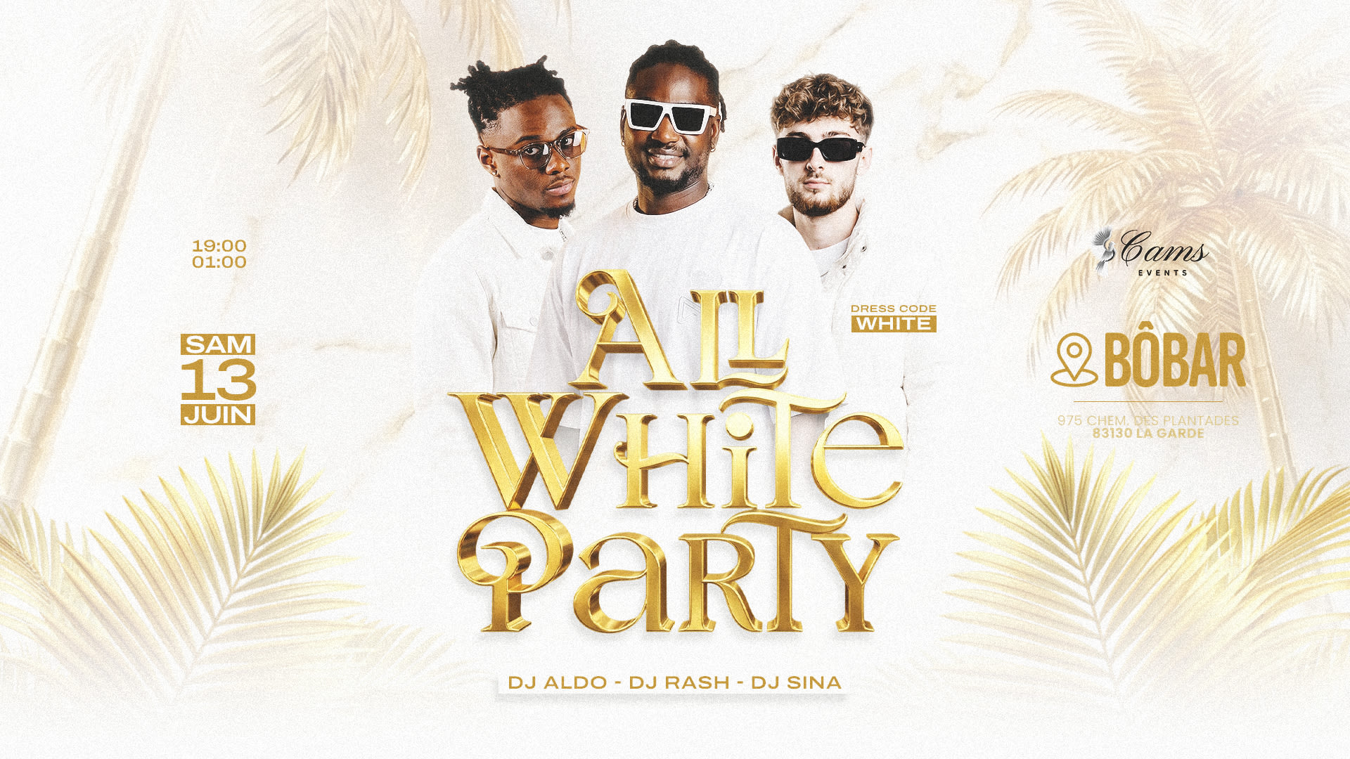La Garden All White Party Cover