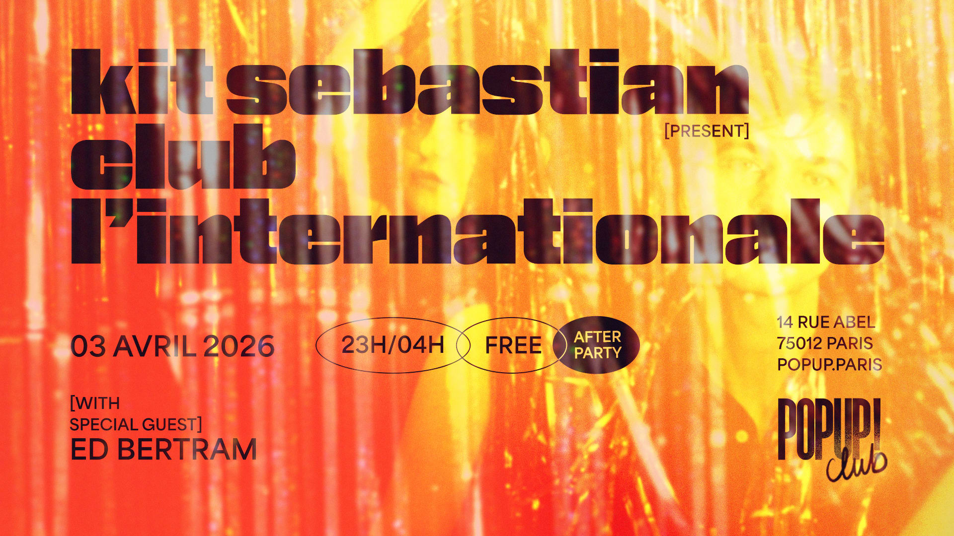 Kit Sebastian Présente Club L'internationale + Ed Bertram Cover