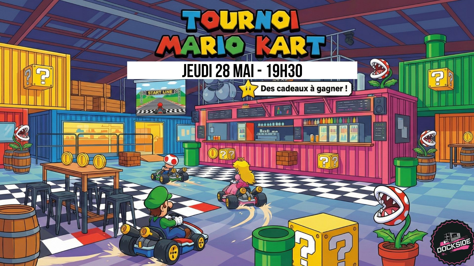 Tournoi Mario Kart Sur Écran Géant 28 Mai Cover