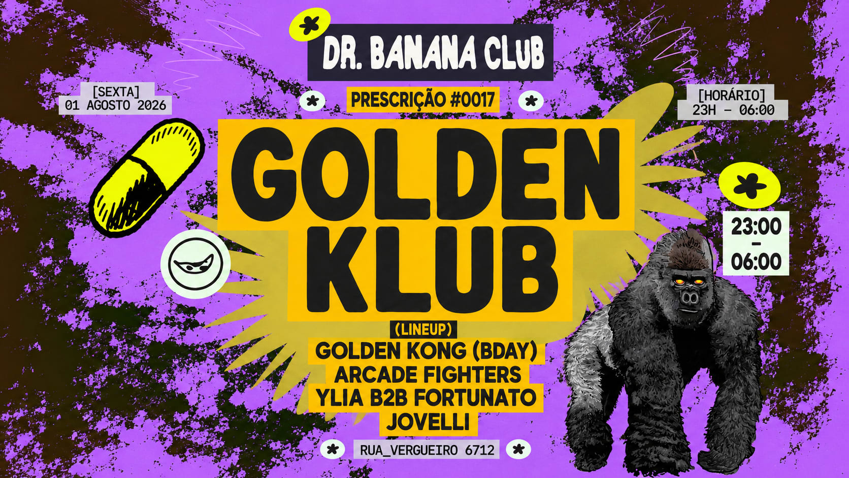 Prescrição #0017 @Dr Banana Club: Banana Split X Golden Klub Cover