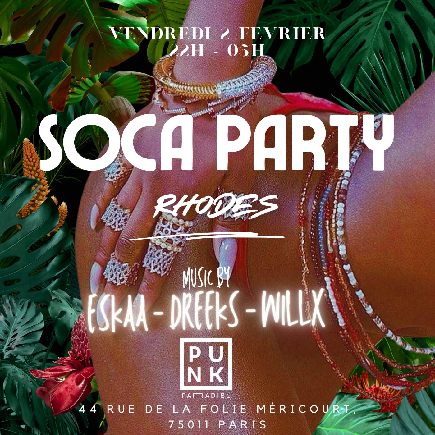 Rhodes Soca Party Cover