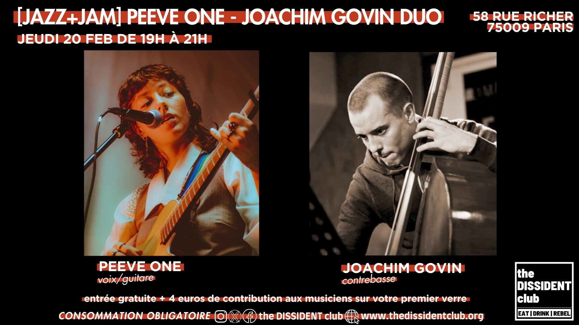 [Jazz+Jam] Peeve One - Joachim Govin Duo Cover