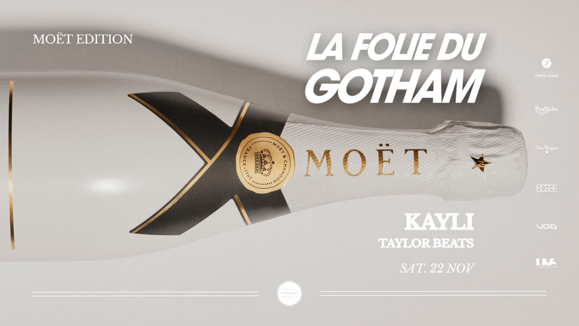 La Folie Du Gotham X Moët Edition Cover