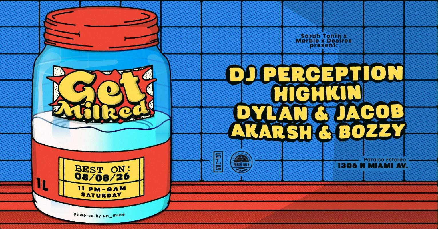 Get Milked: Dj Perception (Uk) Cover
