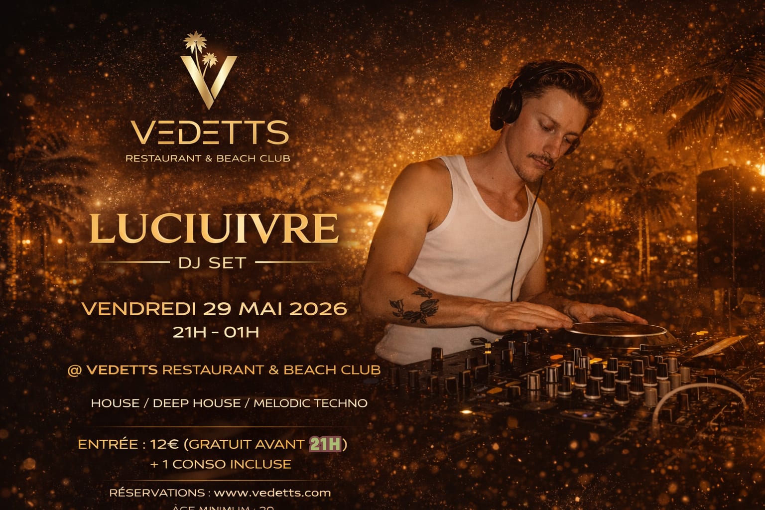 Black & Gold - Dj Lucuivre Vedetts Cover