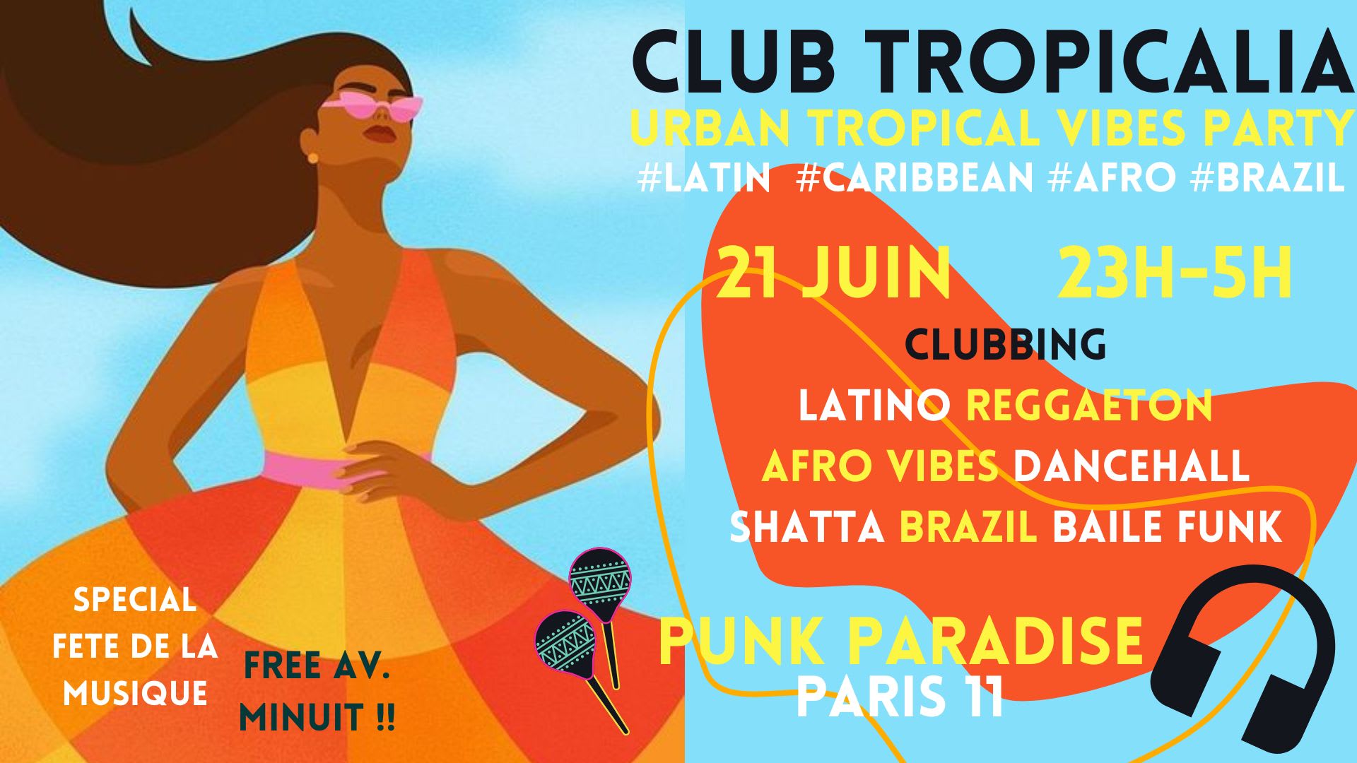 Club Tropicalia 21/6 ~ Afro, Latin, Caribbean, Brazil Vibes! Cover