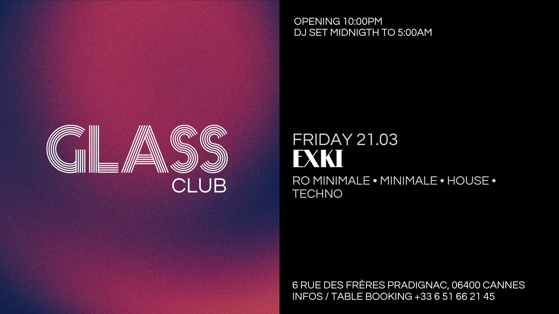 Glass Club Reçoit Exki Cover