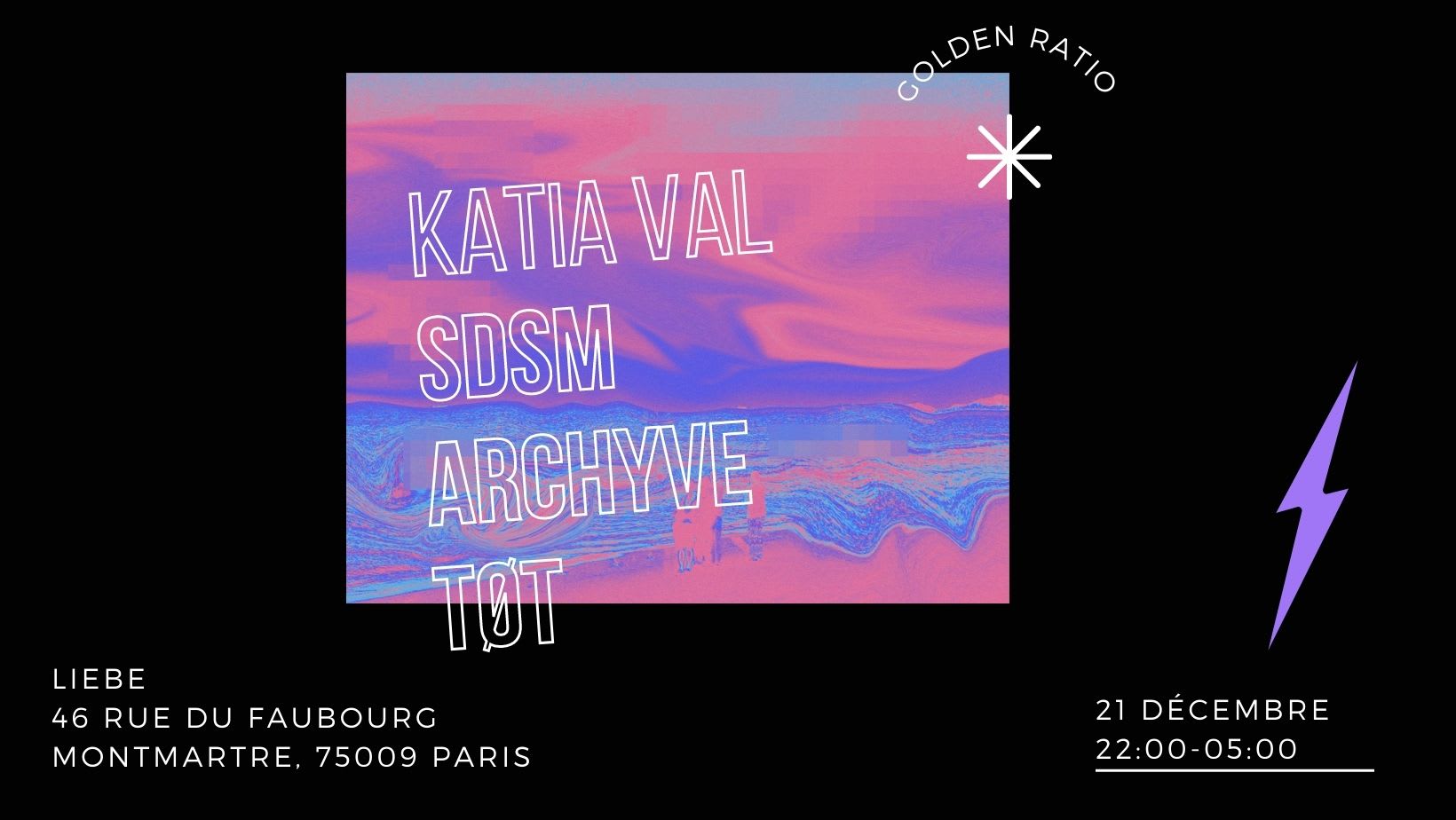 Golden Ratio • Katia Val, Sdsm, Archyve, Tøt Cover