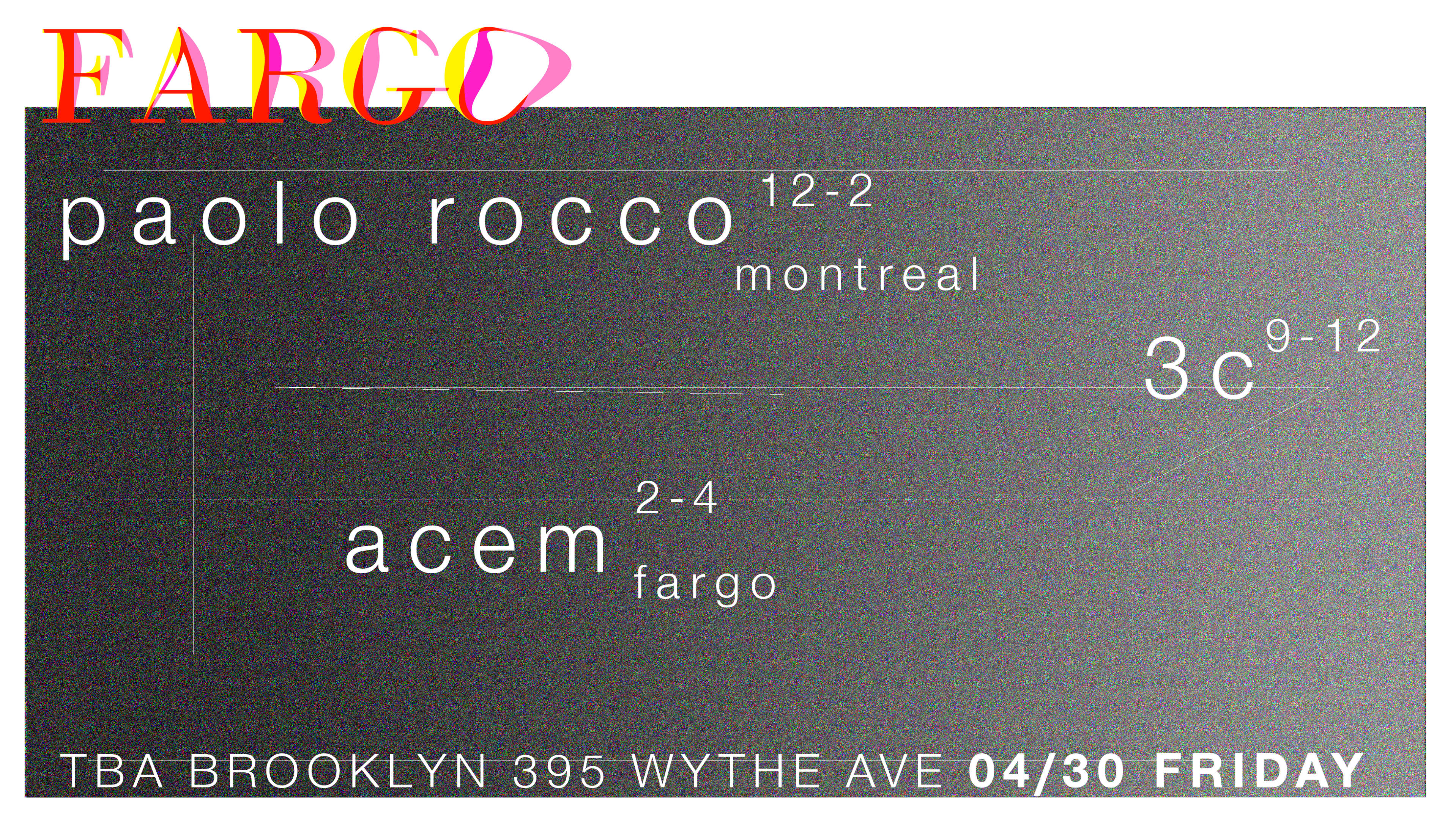 Fargo: Paolo Rocco, Acem, 3c Cover