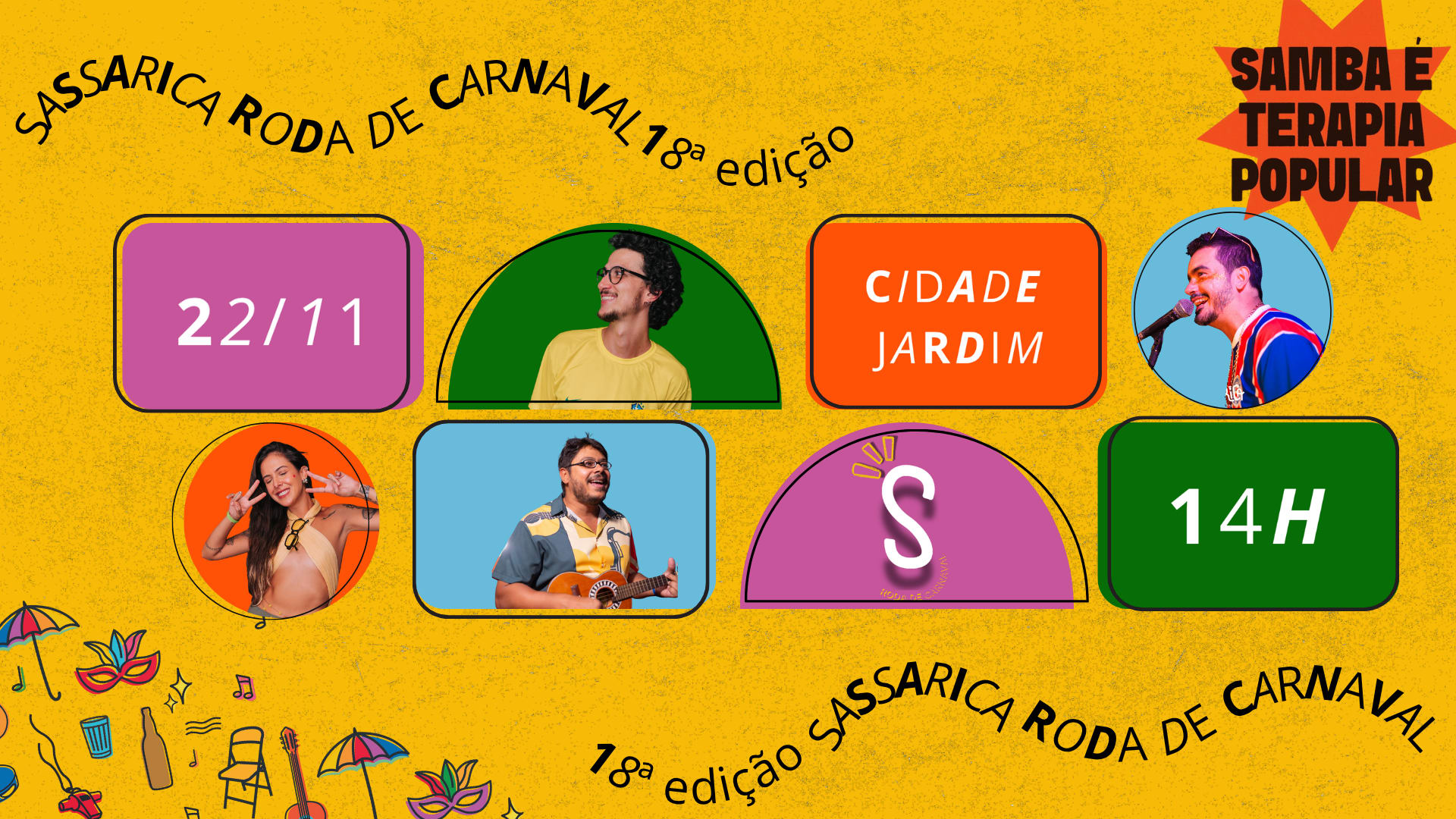Sassarica Abre Alas Na Escola De Samba Da Cidade Jardim Cover
