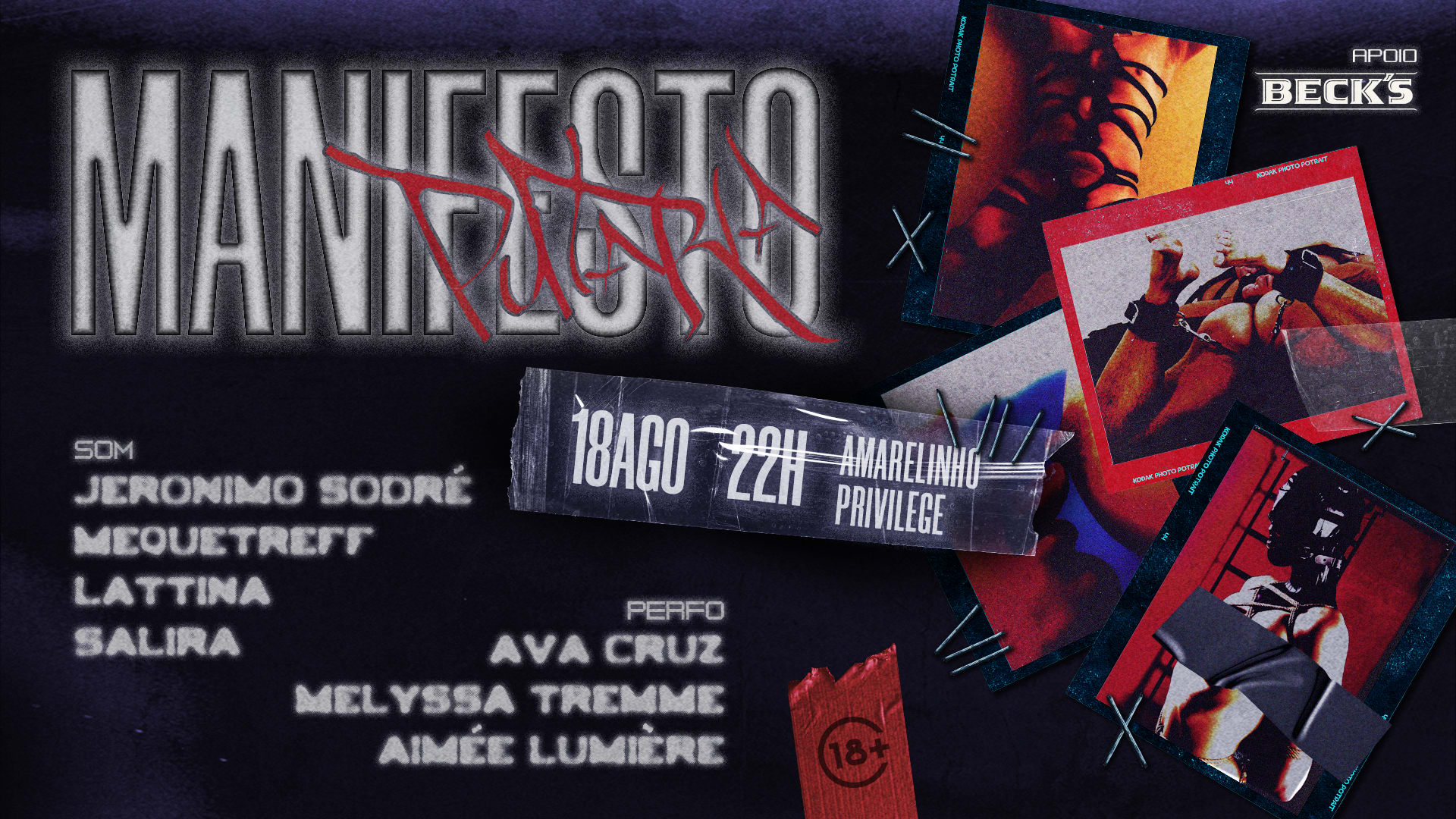 Manifesto Putaria - 18/08 @ Cbx Cover