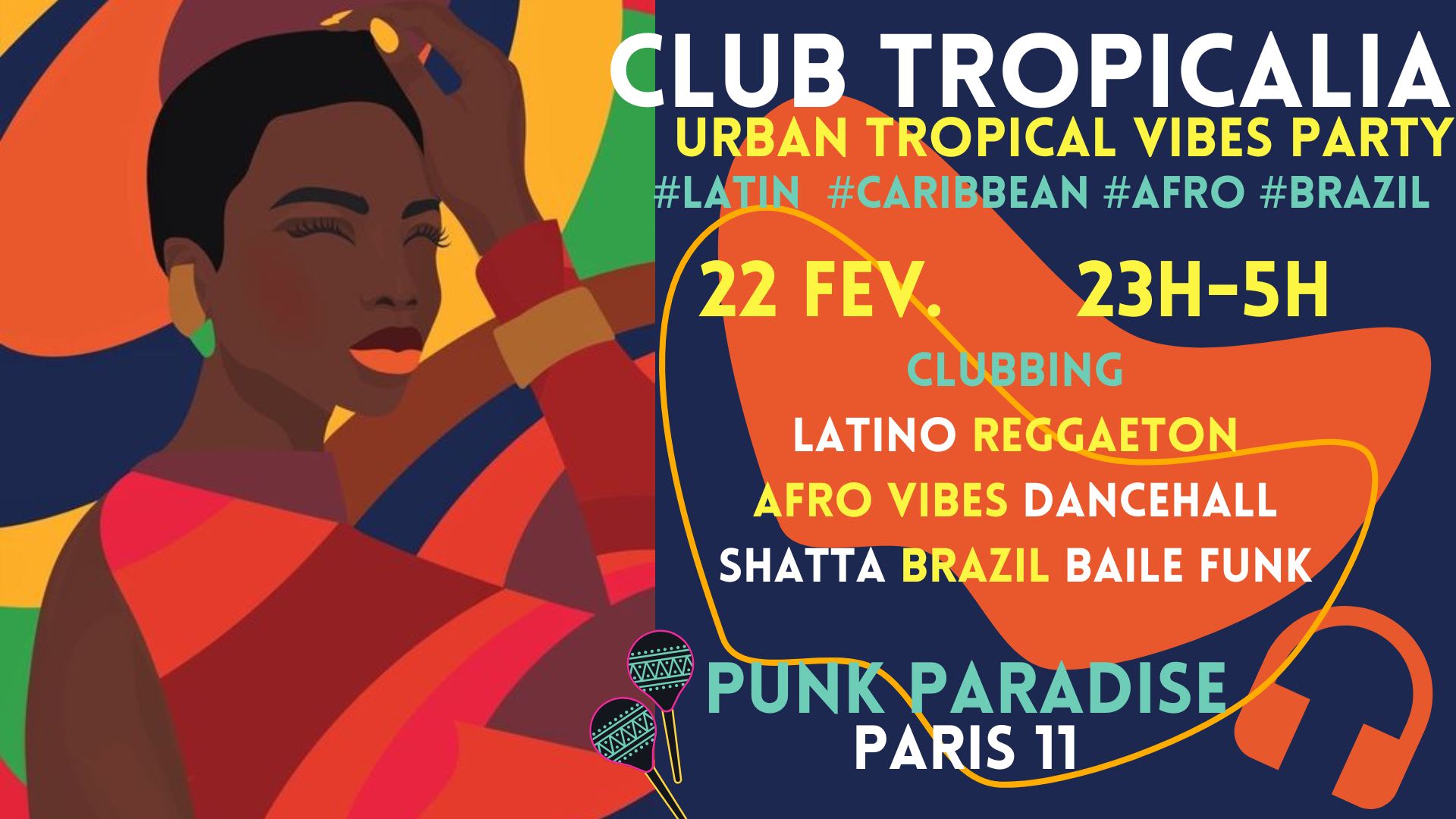 Club Tropicalia 22/2 ~ Afro, Latin, Caribbean, Brazil Vibes! Cover