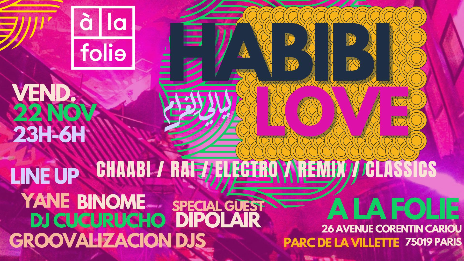Habibi Love : Oriental Vibes Party À La Folie ! Cover