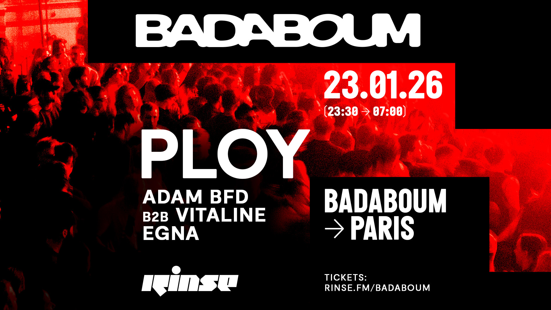 Club — Rinse: Ploy, Egna, Adam Bfd & Vitaline Cover