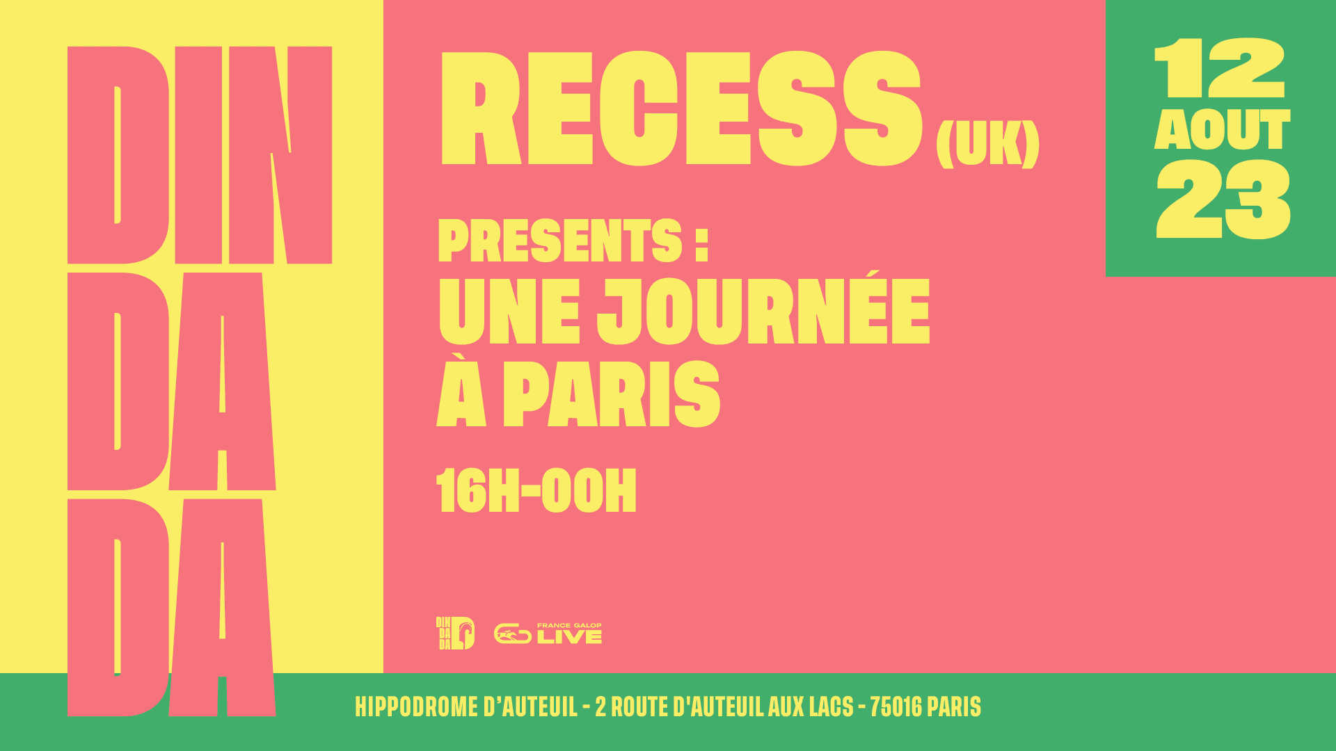 Din Dada : Recess Presents Une Journée À Paris Cover