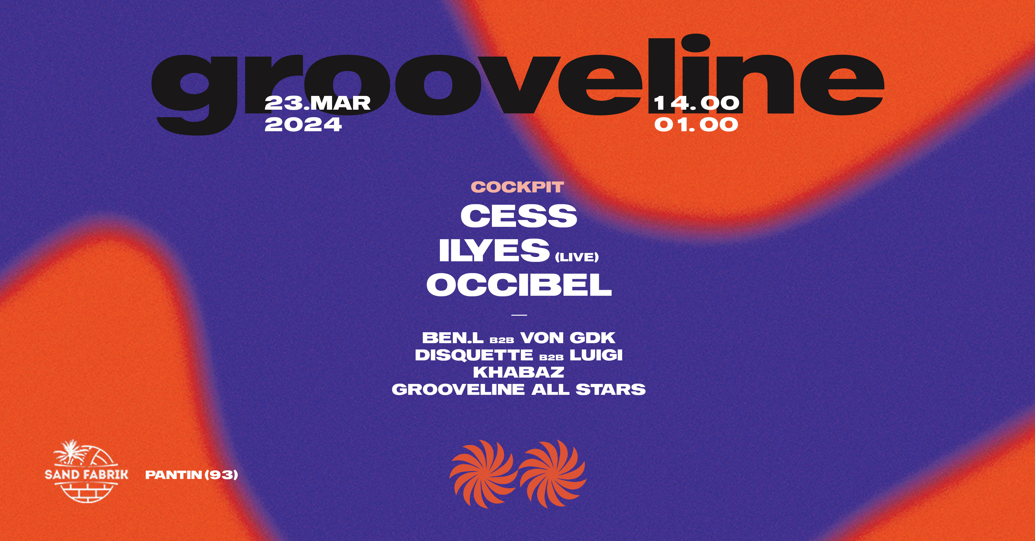 Grooveline Invite : Cess, Ilyes, Occibel Cover