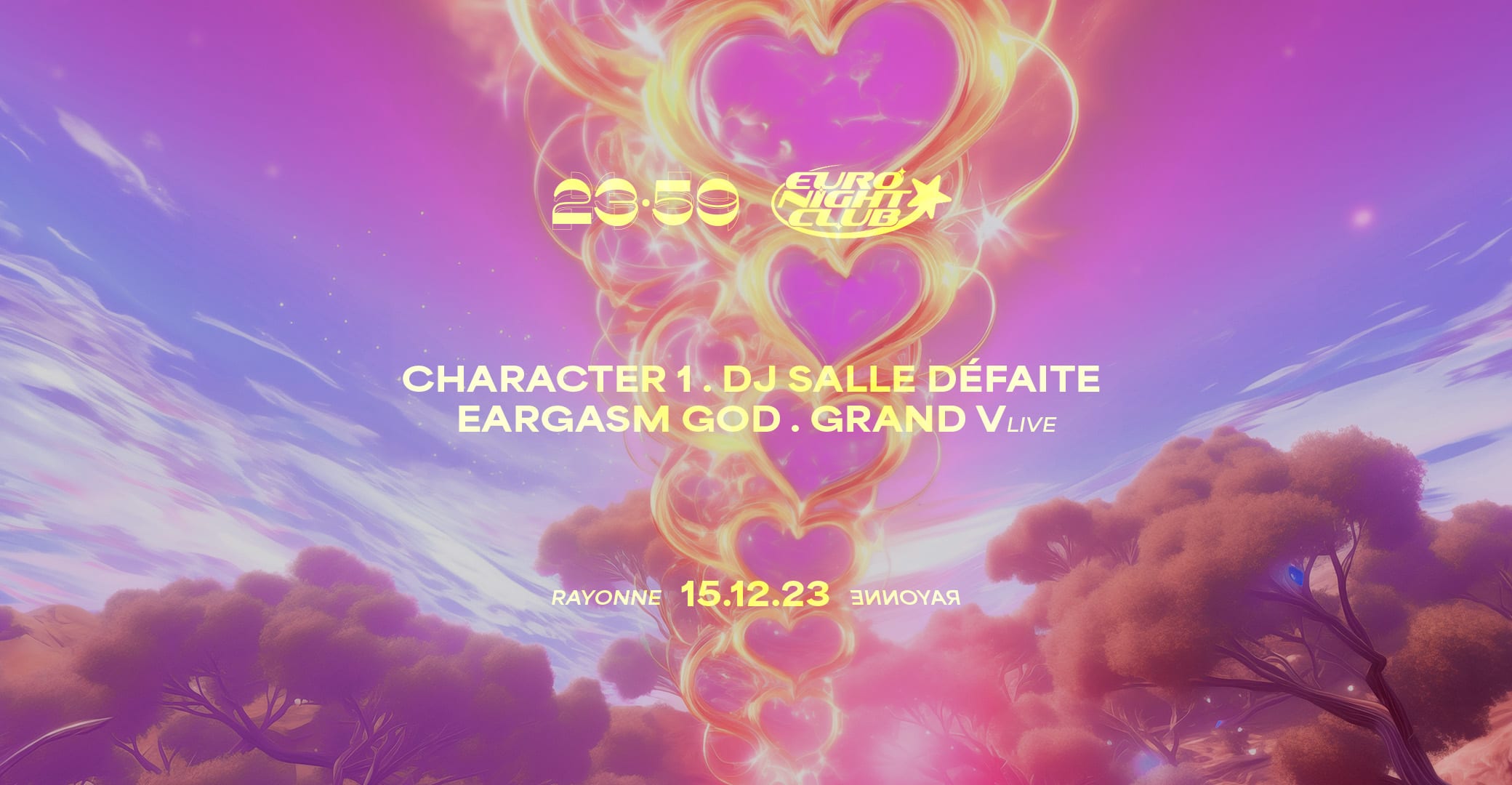 23:59 X Euronight Club - Eargasm God, Grand V, Character 1 Cover