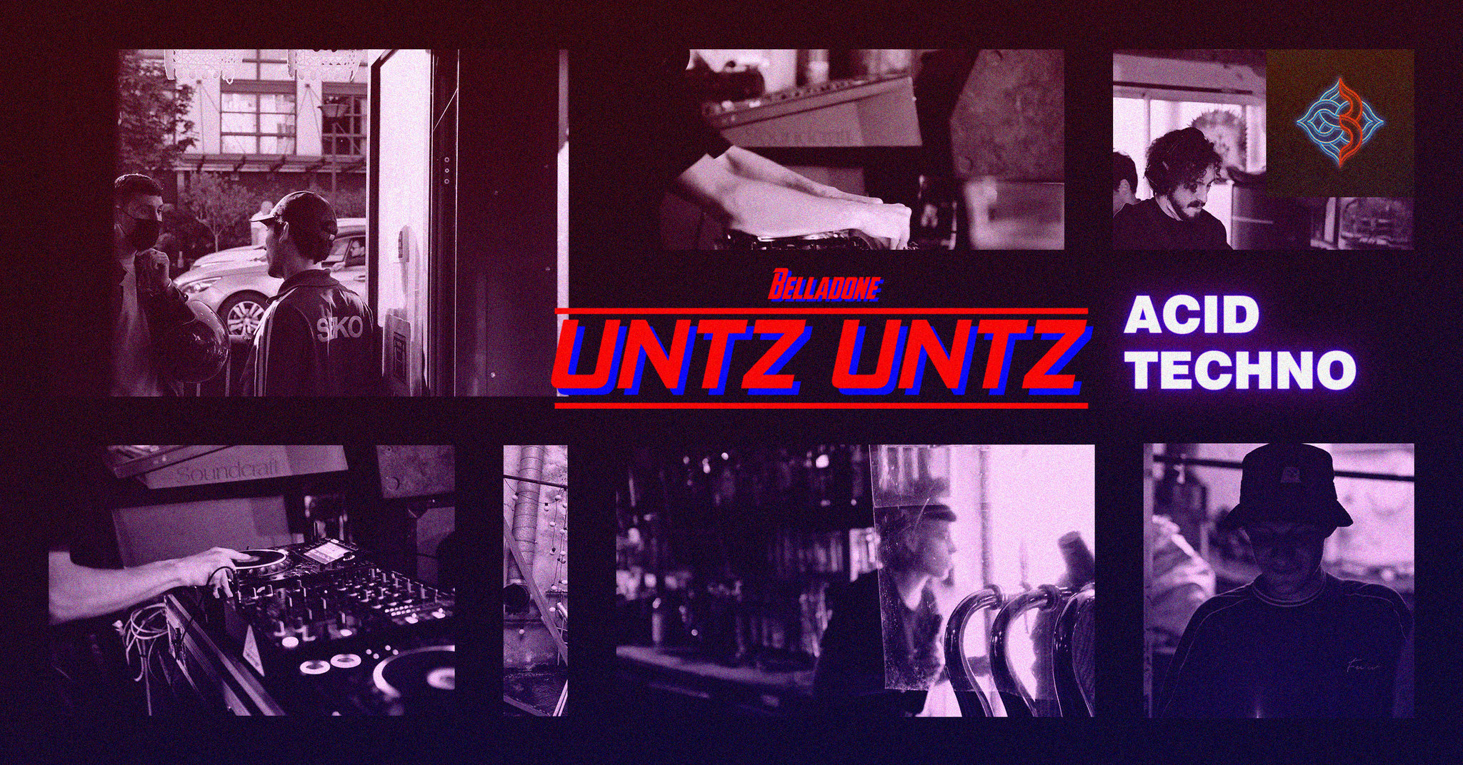 {Annulé }Untz Untz - Techno & Acid W/ Lao3310, Forsaken & Stax Cover