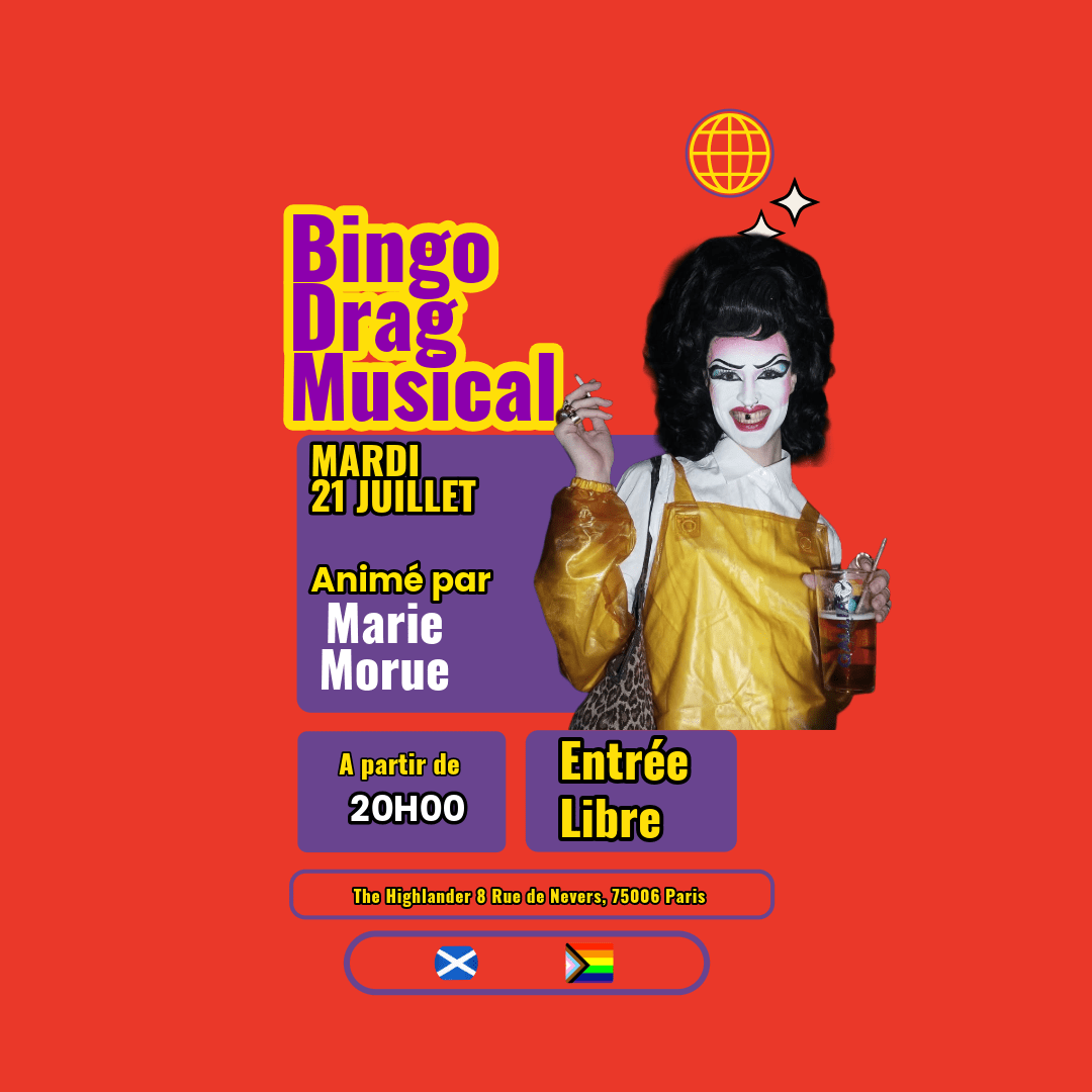 Bingo Drag Musical Marie Morue Cover