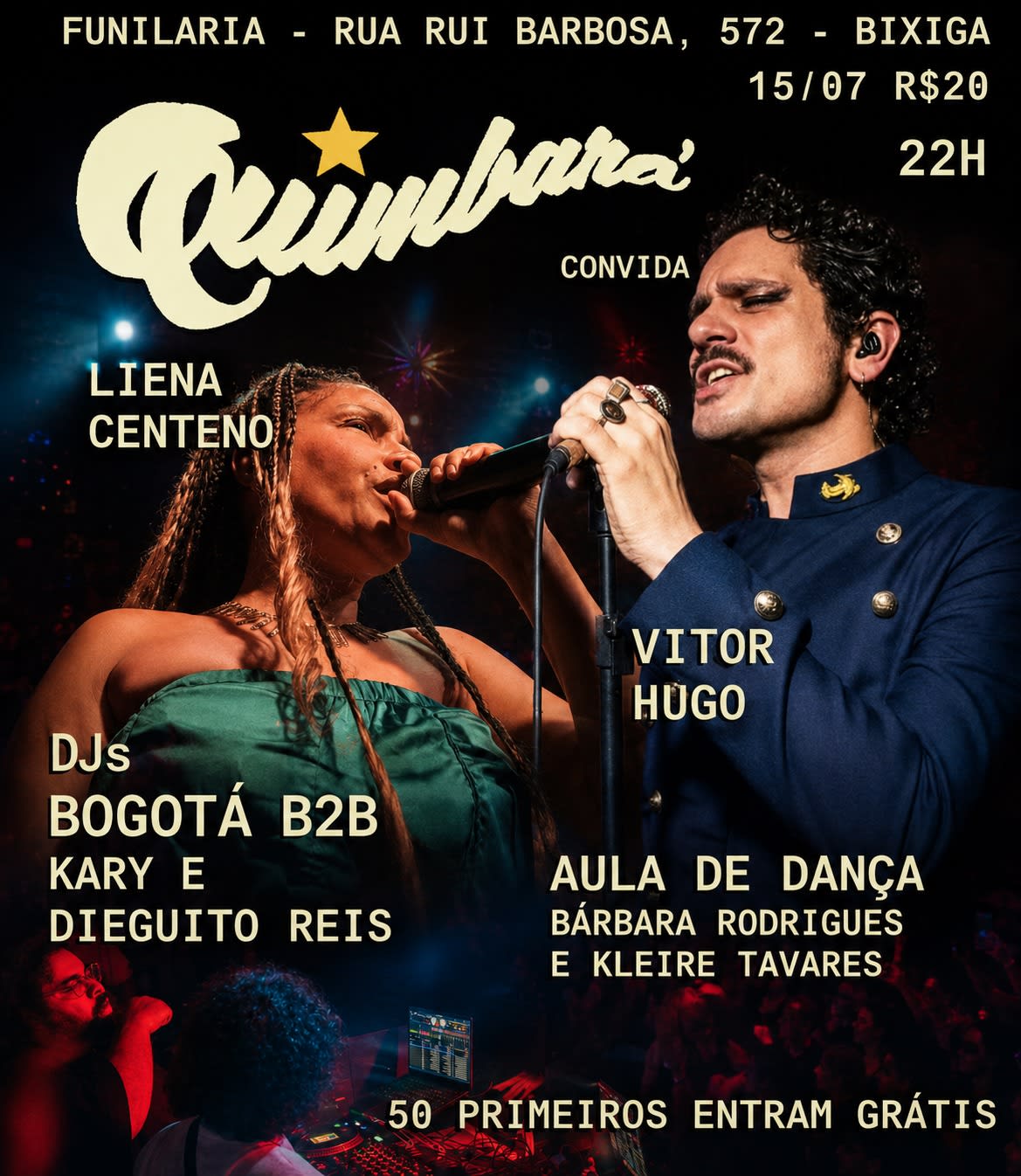 Quarta Latina Com Banda Quimbará Na Funilaria - 15/07 Cover