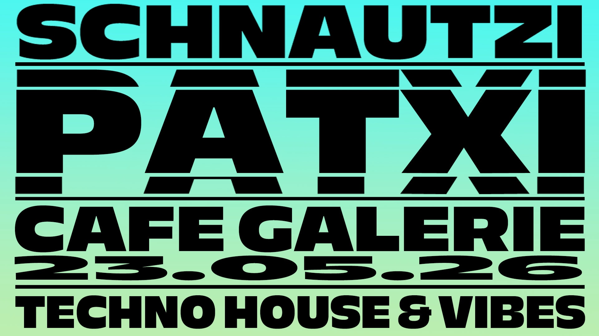 Schnautzi Invite Patxi Cover