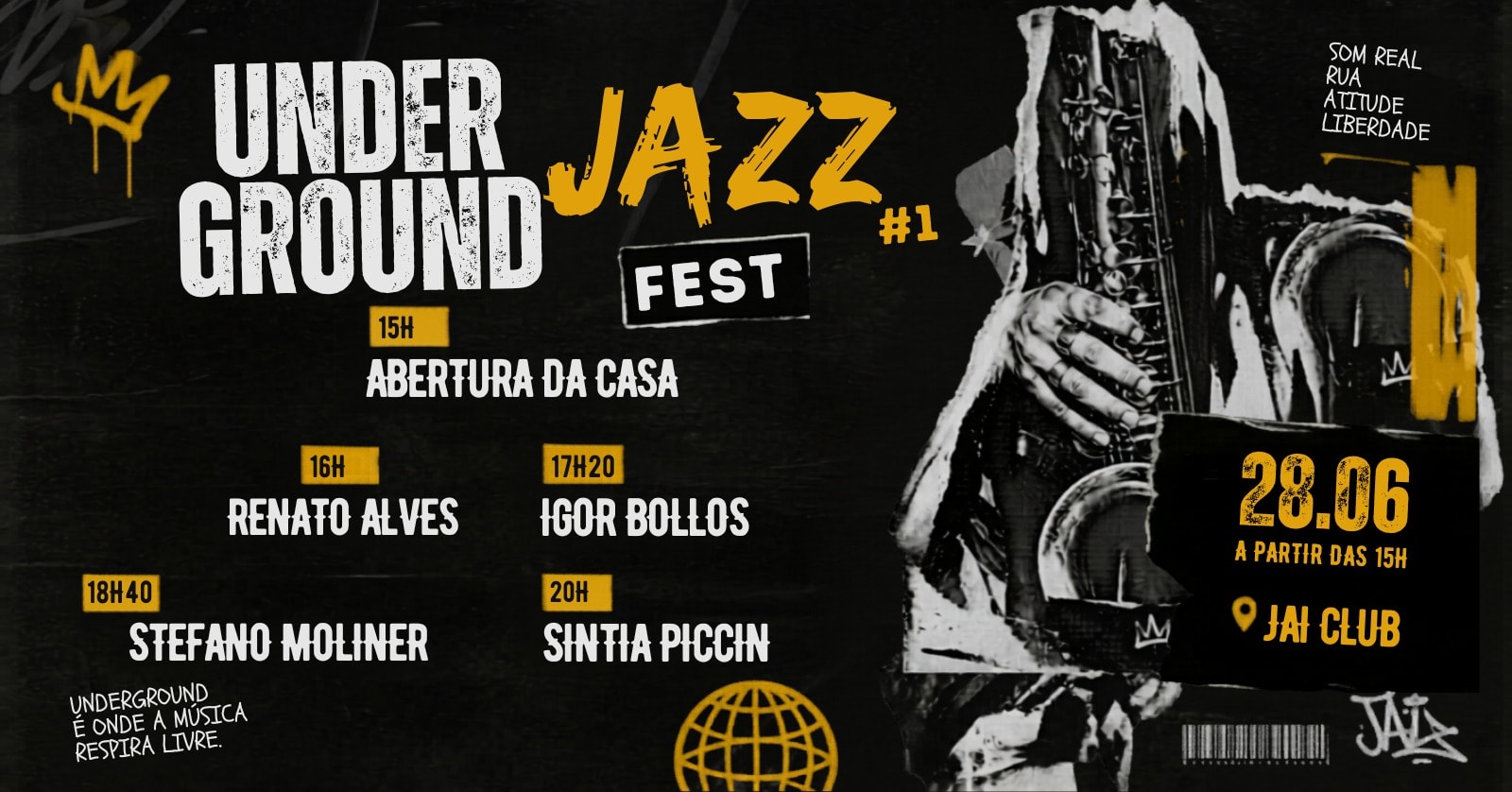 Underground Jazz Fest #1 Cover
