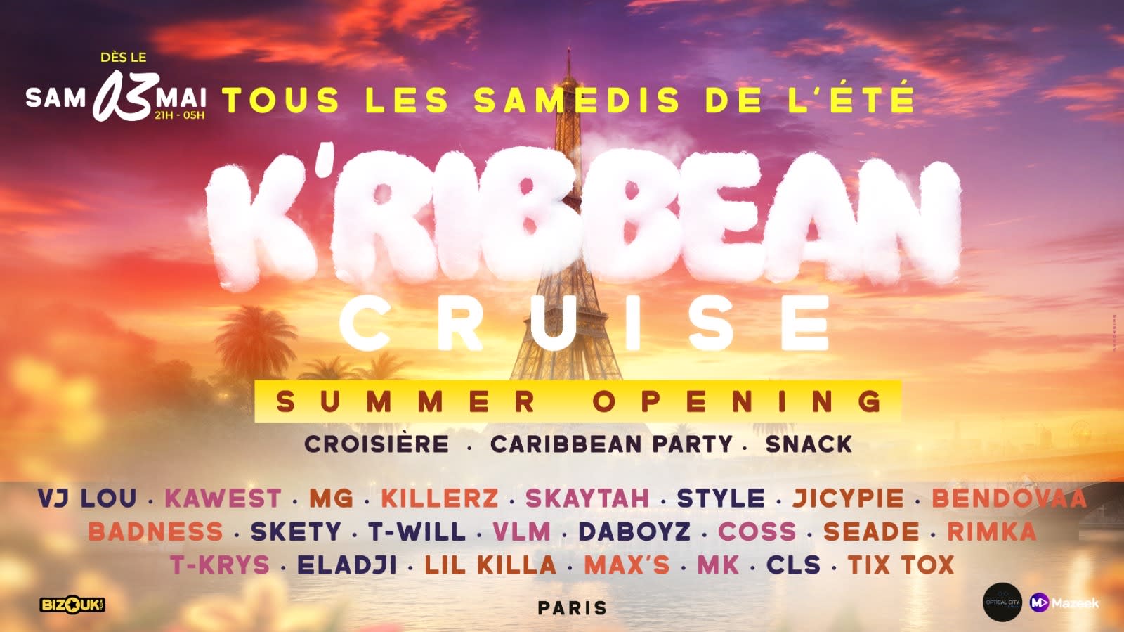 K’Ribbean Cruise : Opening Summer Cover