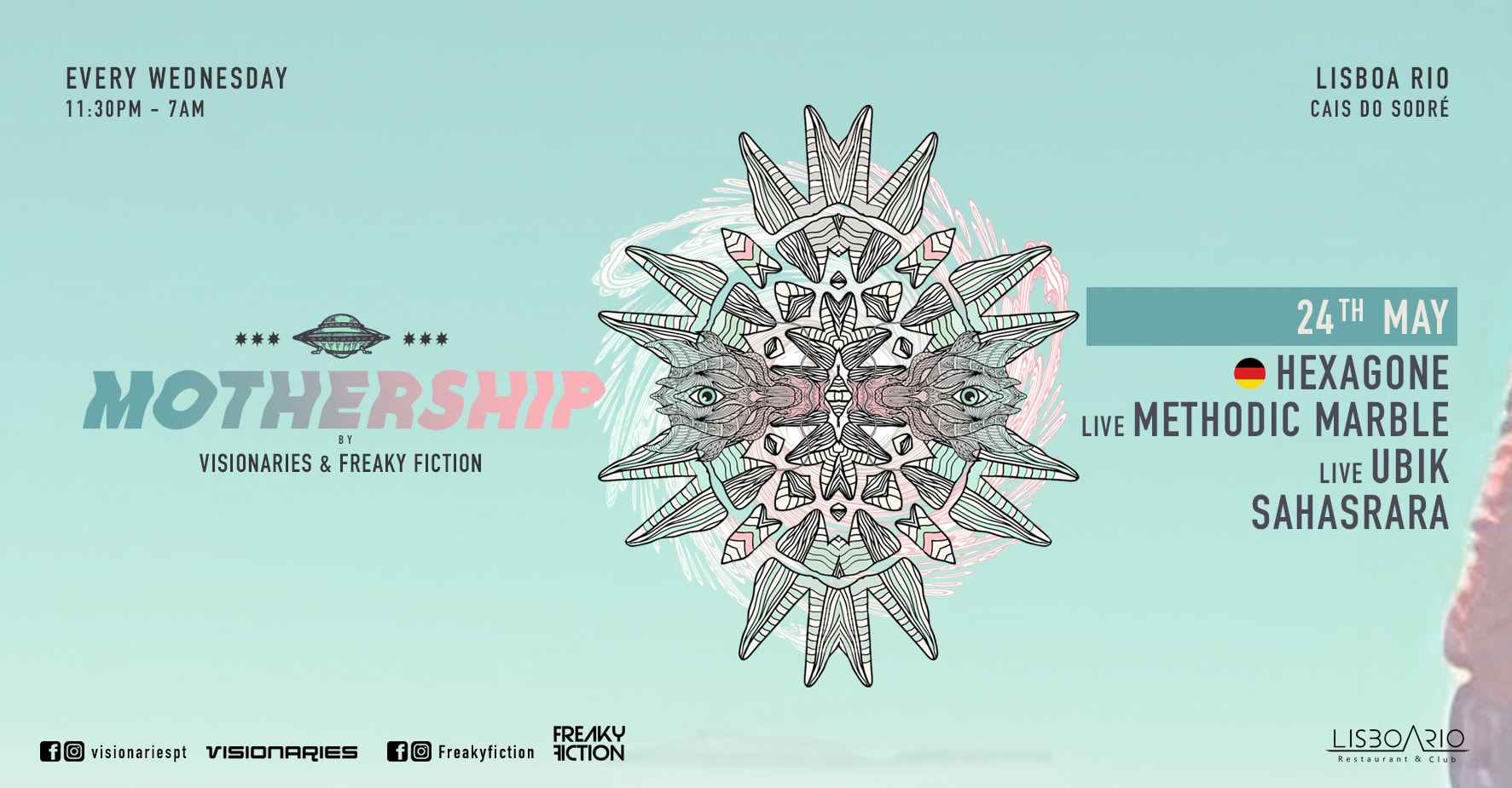Mothership By Visionaries & Freaky Fiction - 24th May Cover