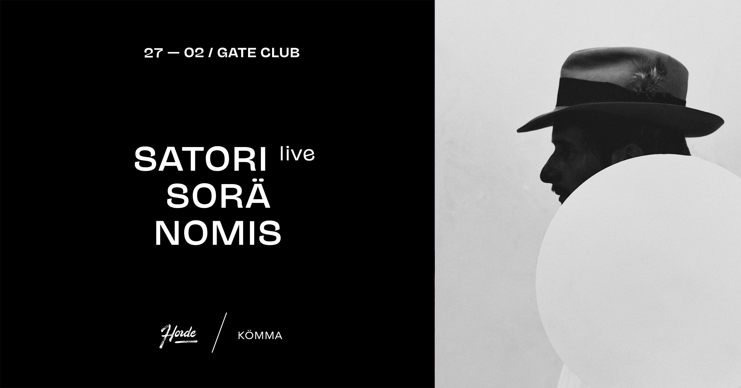 Horde X Komma : Satori (Live), Sorä, Nomis Cover
