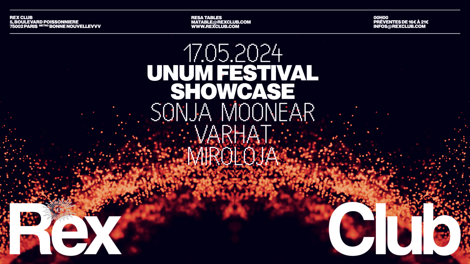 Unum Festival Showcase: Sonja Moonear, Varhat, Miroloja Cover