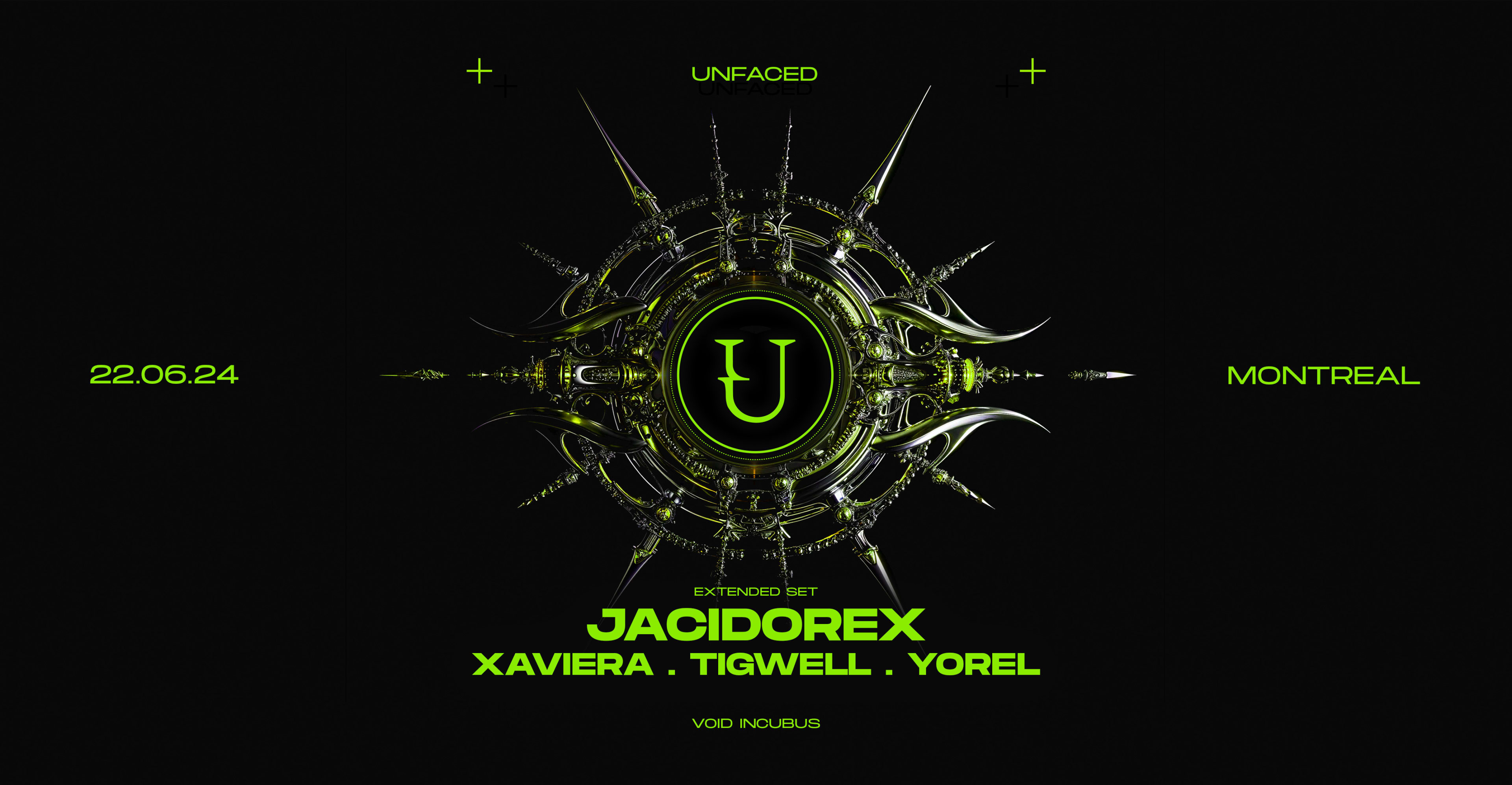Unfaced W/ Jacidorex, Xaviera, Yorel & Tigwell Cover