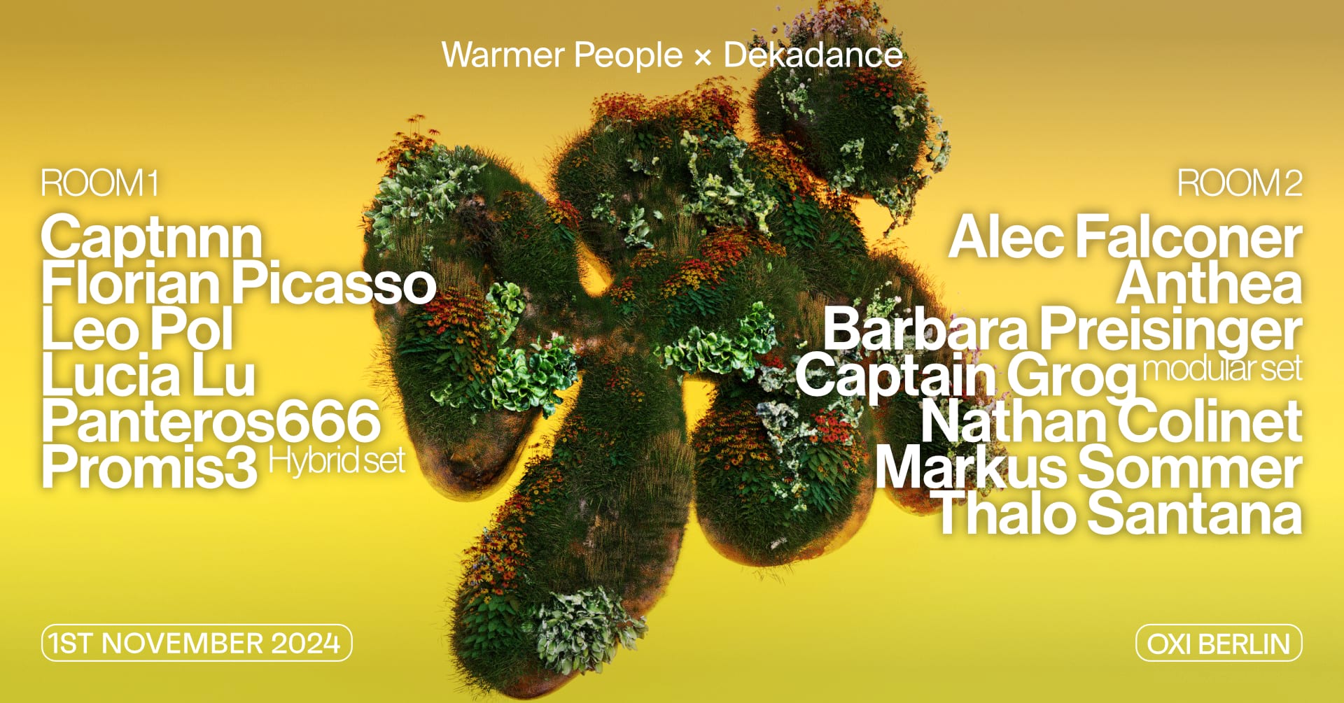 Warmer People X Dekadance: Leopol, Anthea, Promis3, Lucia Lu Cover