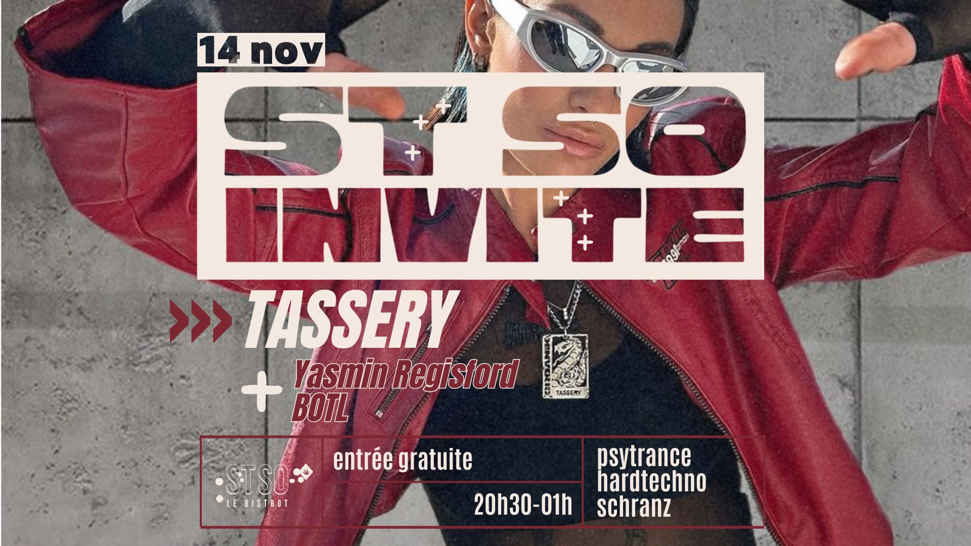 [St So Invite] Tassery + Yasmin Regisford + Botl Cover