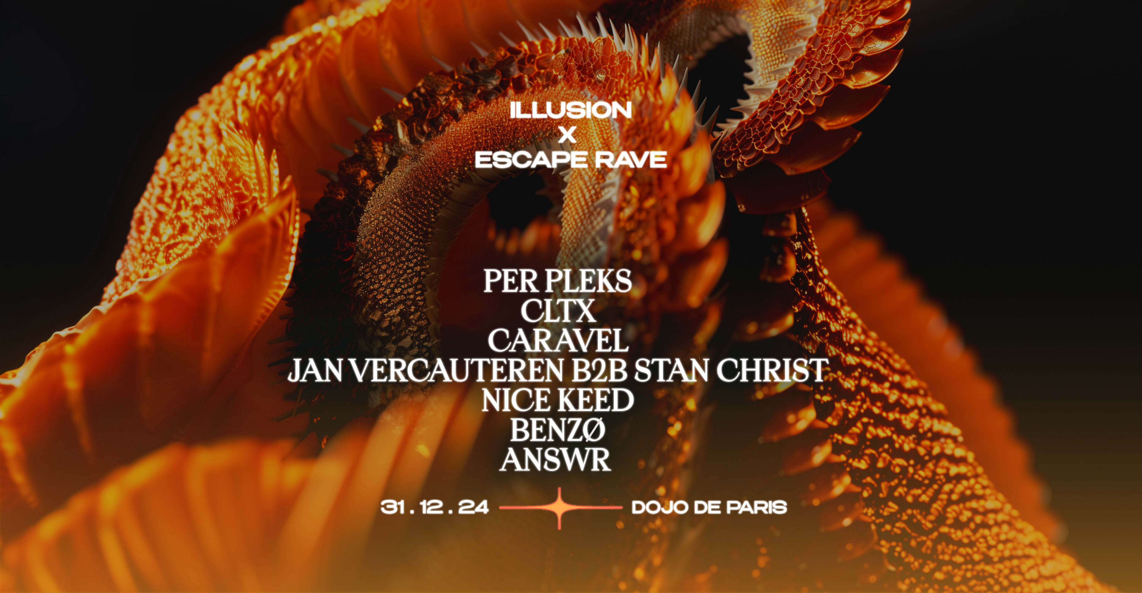Illusion X Escape Rave   New Year's Cover