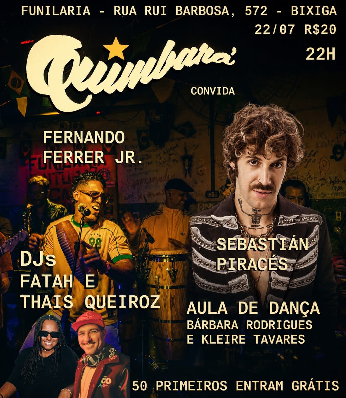Quarta Latina Com Banda Quimbará Na Funilaria - 22/7 Cover