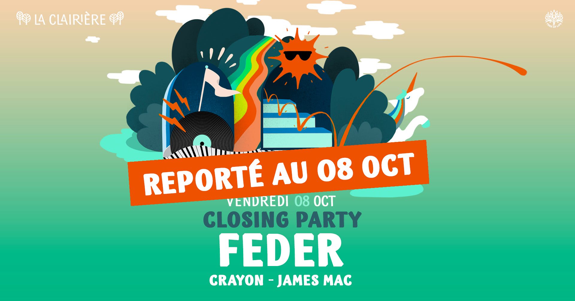 Reporté ! La Clairière : Closing Party Cover