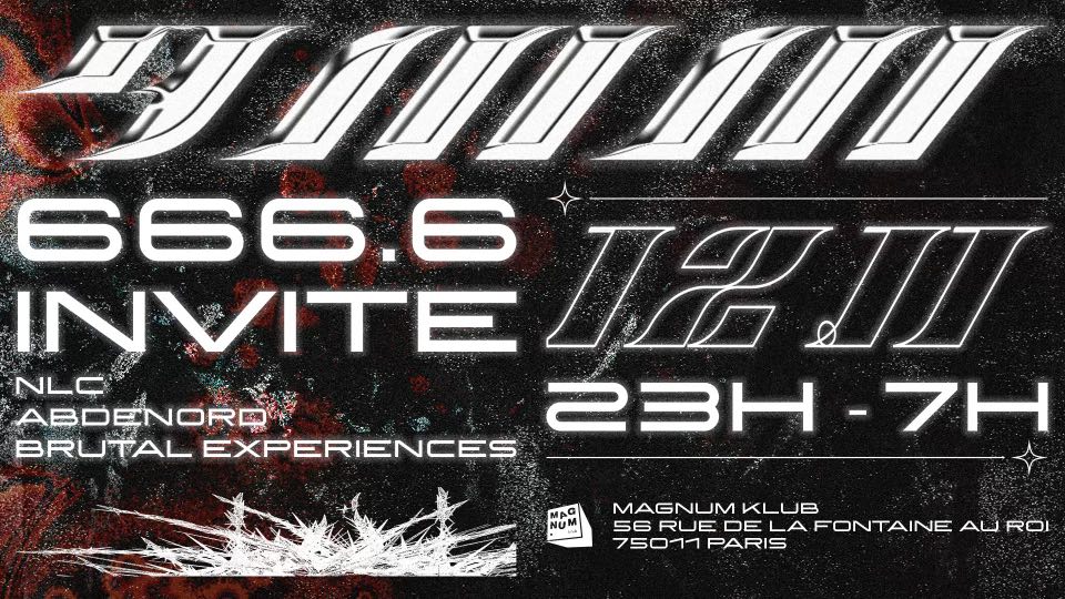 Magnum 9mm - 666.6 Invite Cover