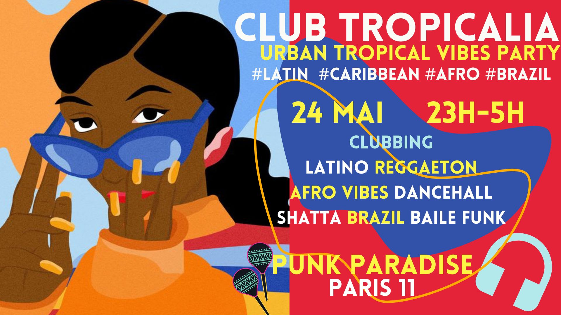 Club Tropicalia 24/5 ~ Afro, Latin, Caribbean, Brazil Vibes! Cover