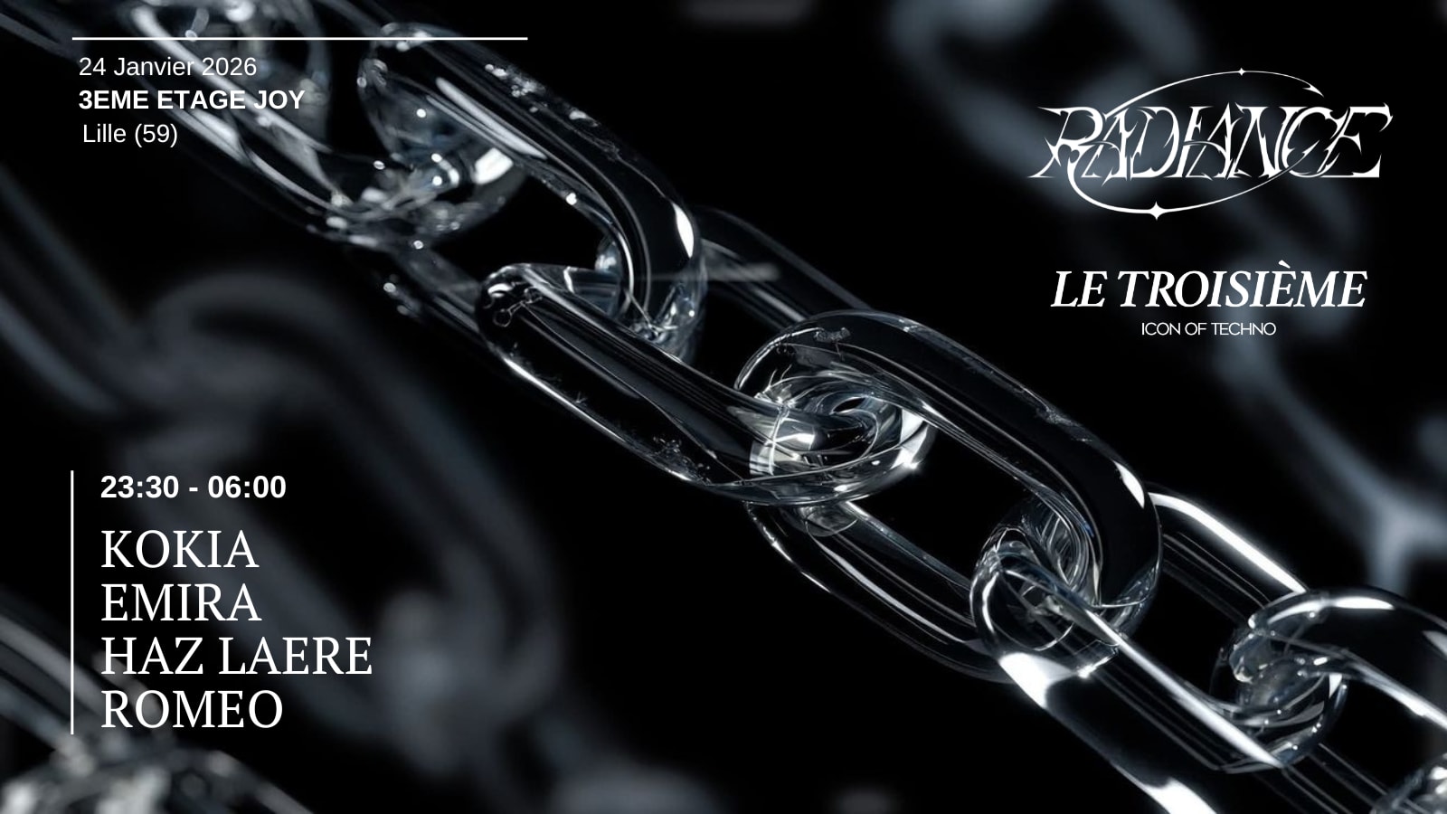 Radiance X Le Troisème Cover