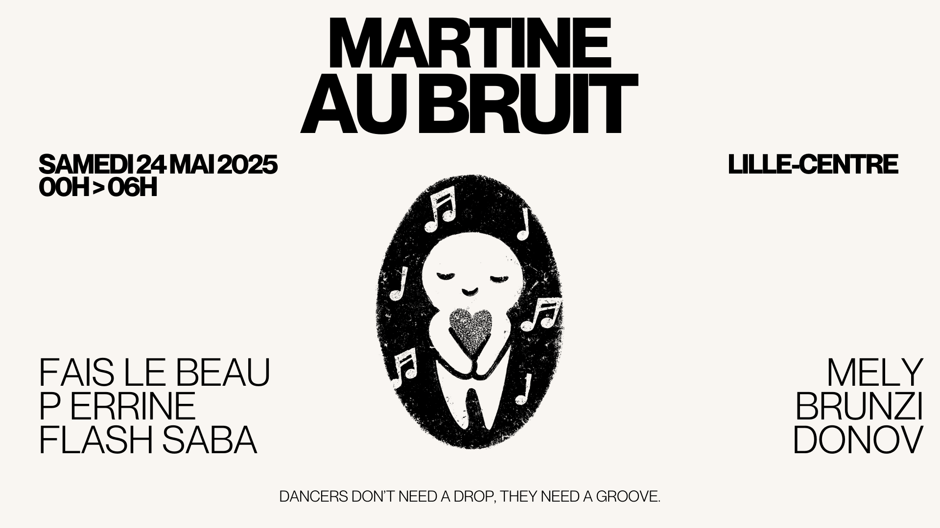 Martine Au Bruit Invite Fais Le Beau, Mely, P Errine & More Cover