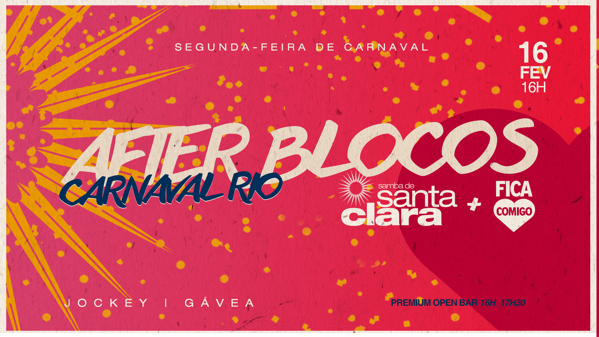 Afterblocos 2026 | Fica Comigo & Santa Clara & Friends Cover