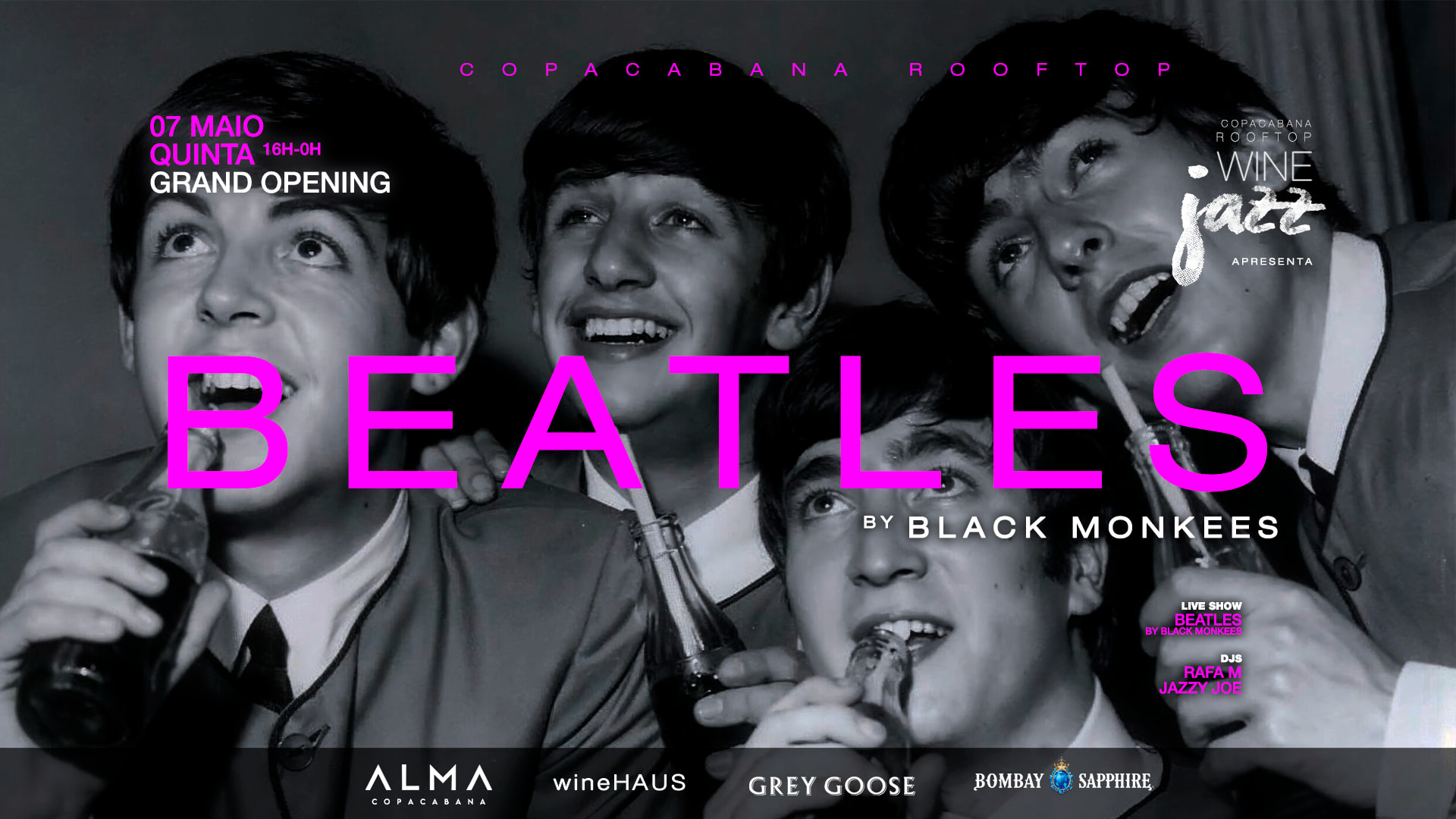 07/05 | Beatles Tribute | Copacabana Rooftop Winejazz Cover