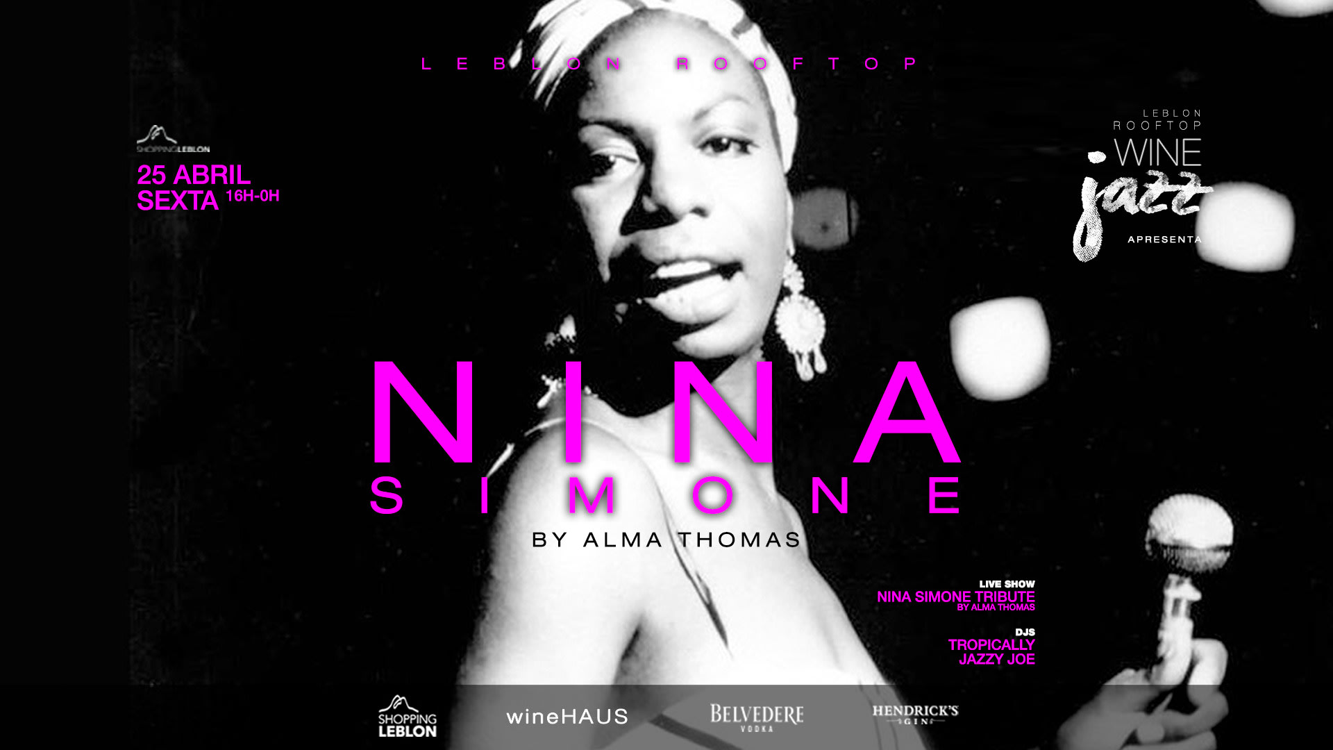Tributo Nina Simone | Leblon Rooftop Winejazz 2025 Cover