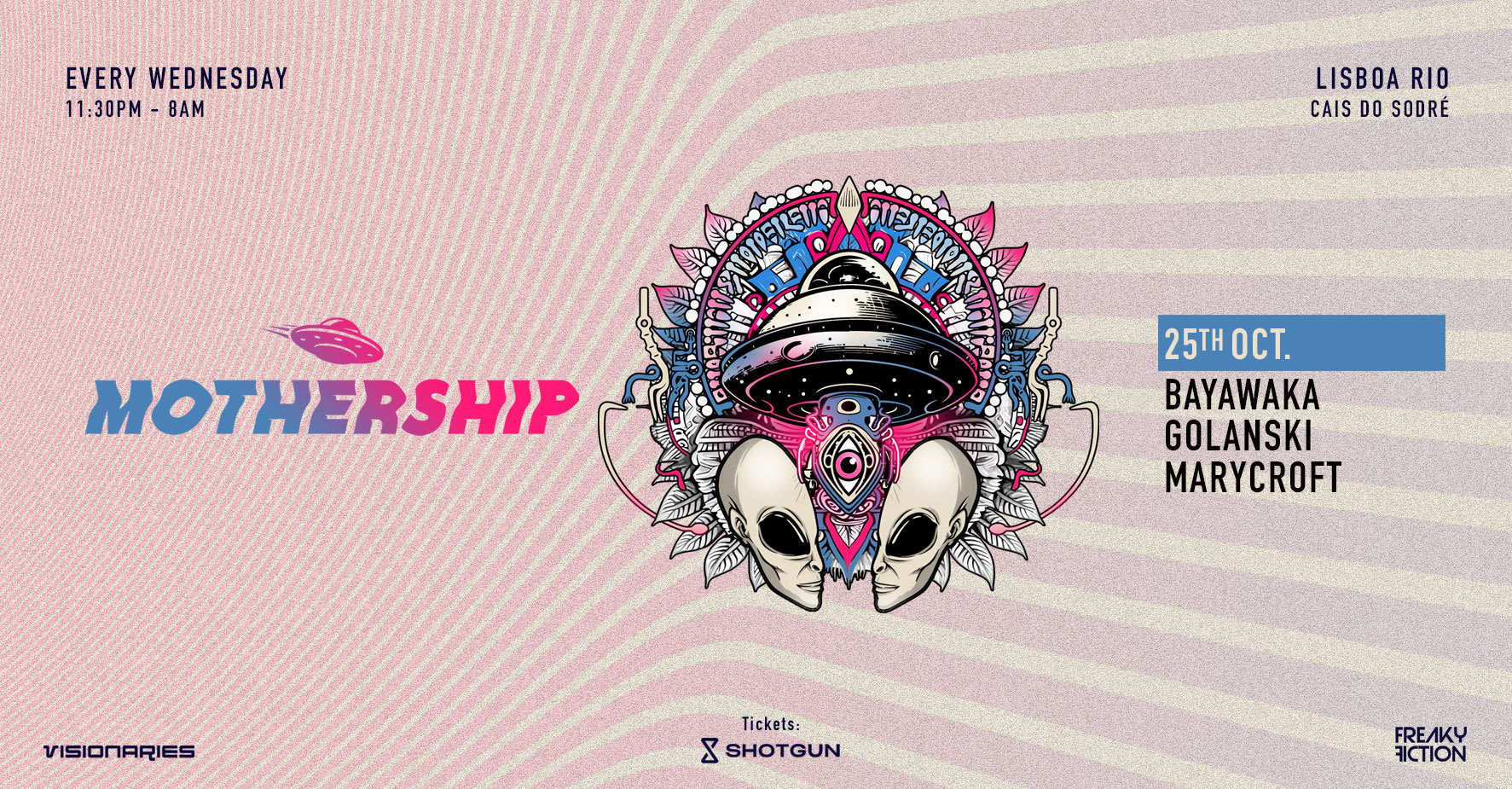 Mothership By Visionaries & Freaky Fiction - 25th Oct Cover