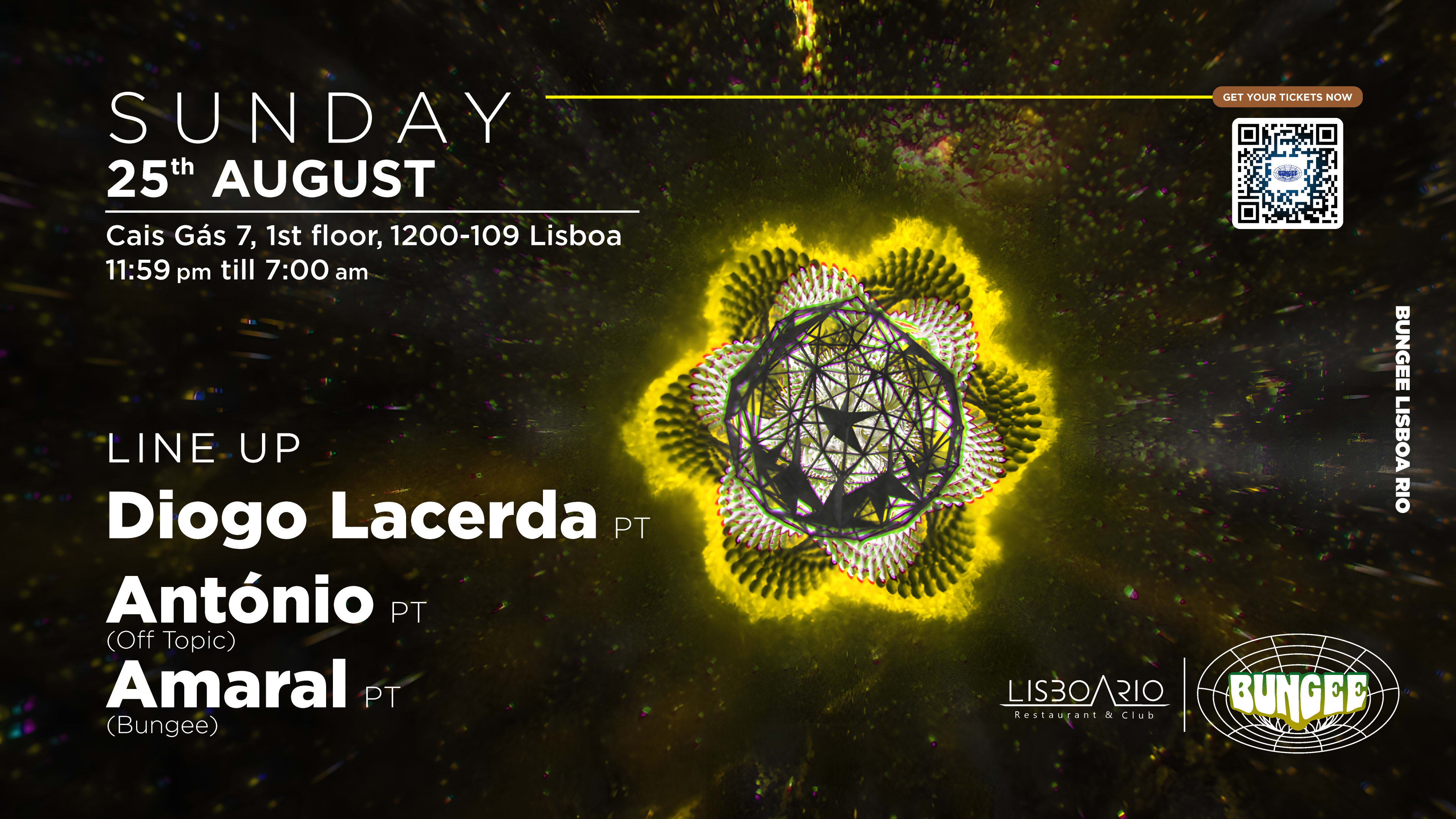 Diogo Lacerda • Antonio • Amaral | Sun 25 Ago • Lisboa Rio Cover