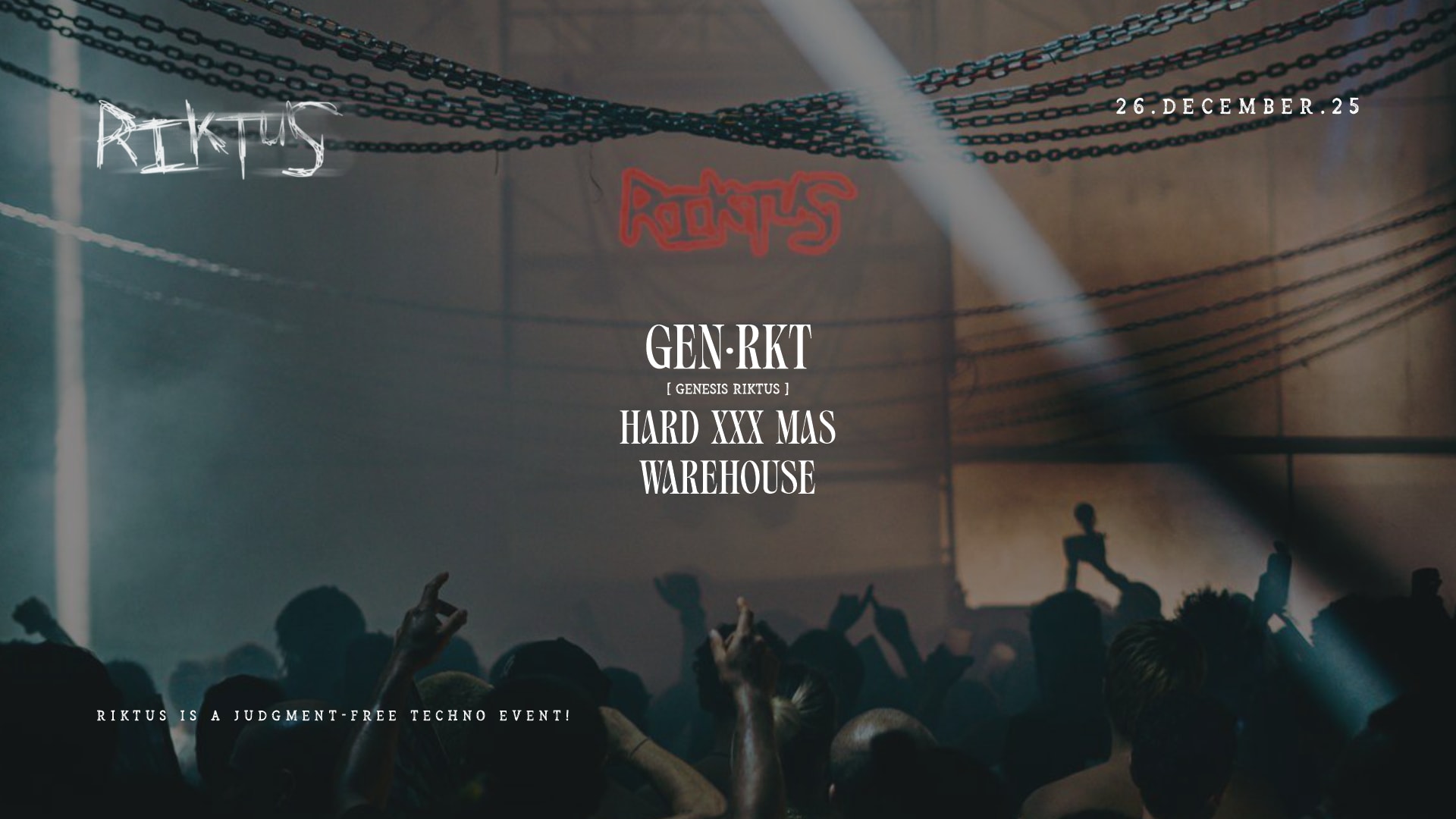 Gen·Rkt | Riktus Hard-XXX-Mas Warehouse Cover