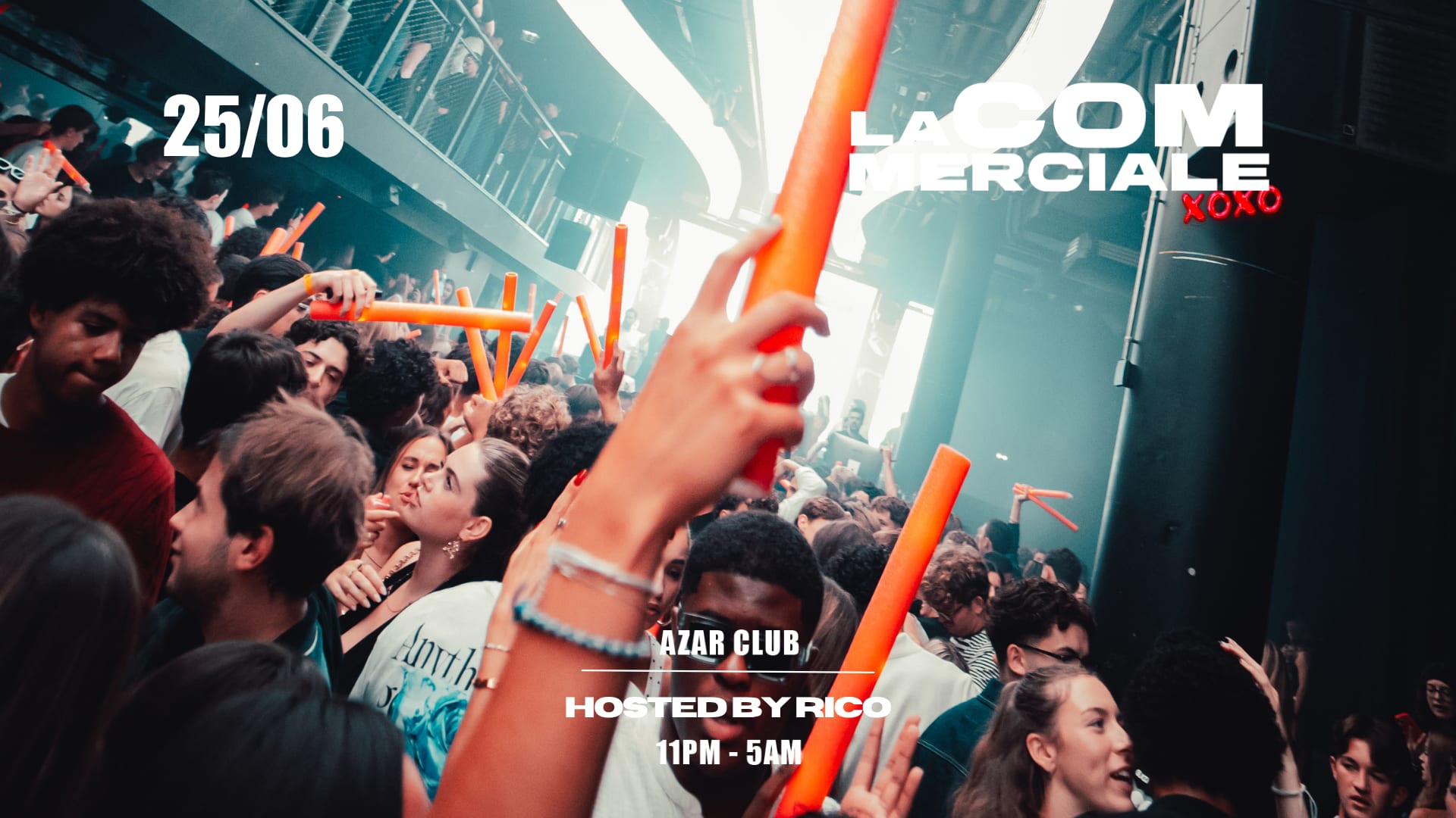 50 Tickets Only : La Commerciale - Jeudi 25 Juin - Azar Club Cover