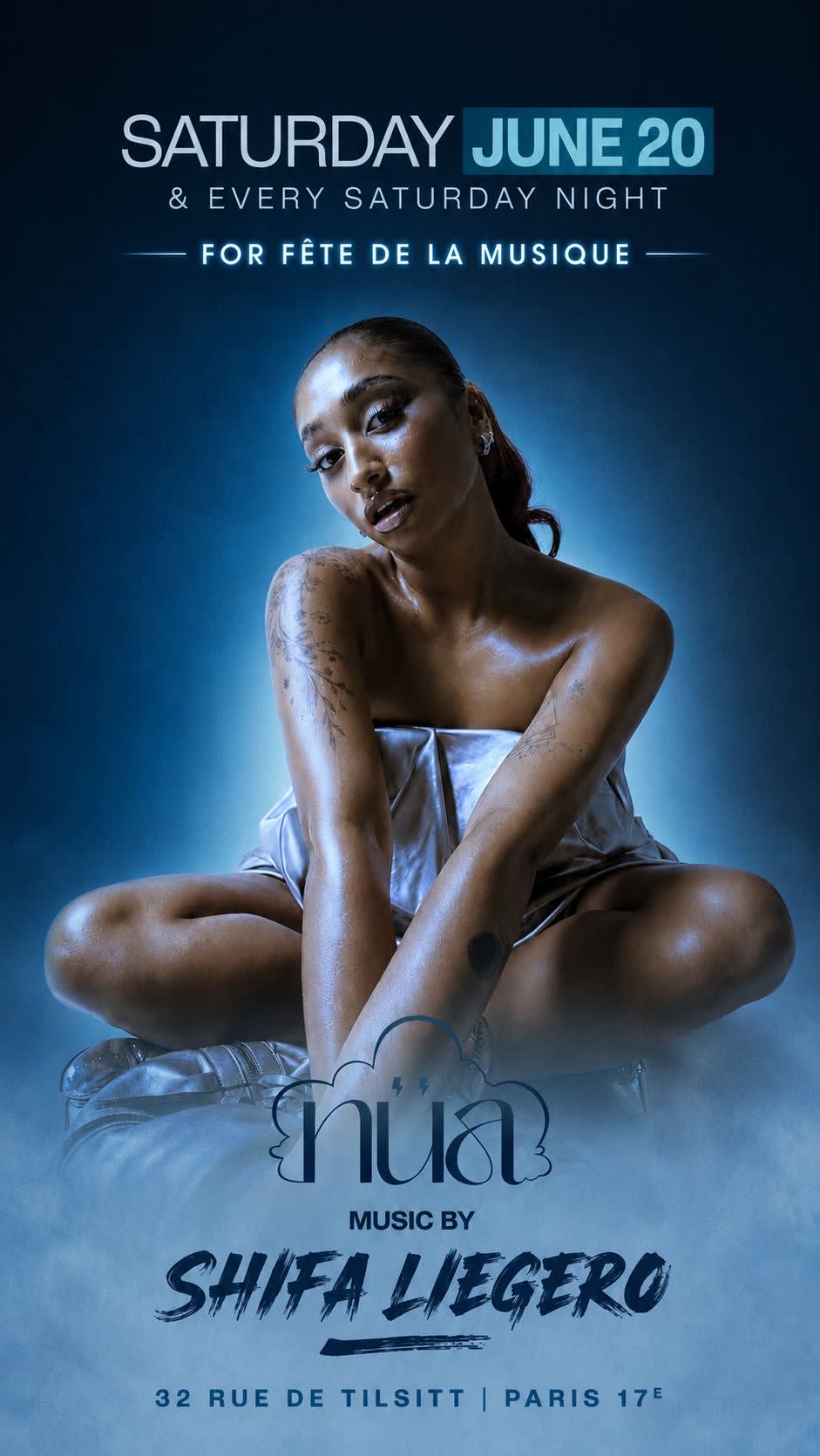 Nua Paris  20/06 Dj Shifa Liegero Cover