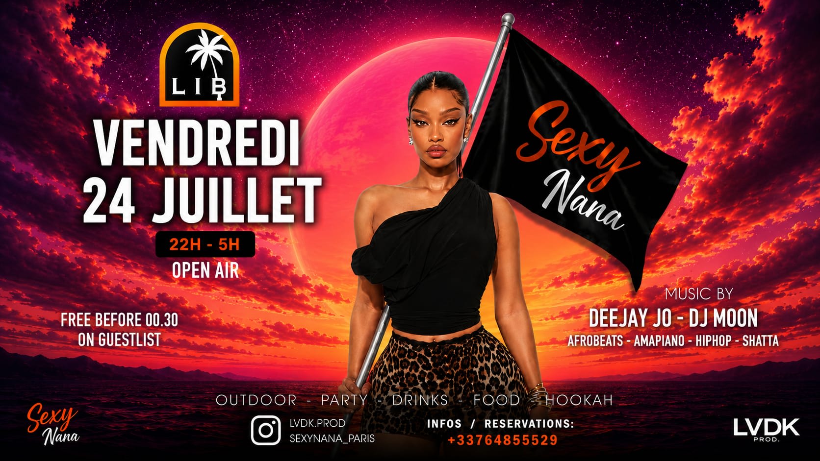 Sexy Nana - Vendredi 24/07 - Open Air - Libertalia Cover